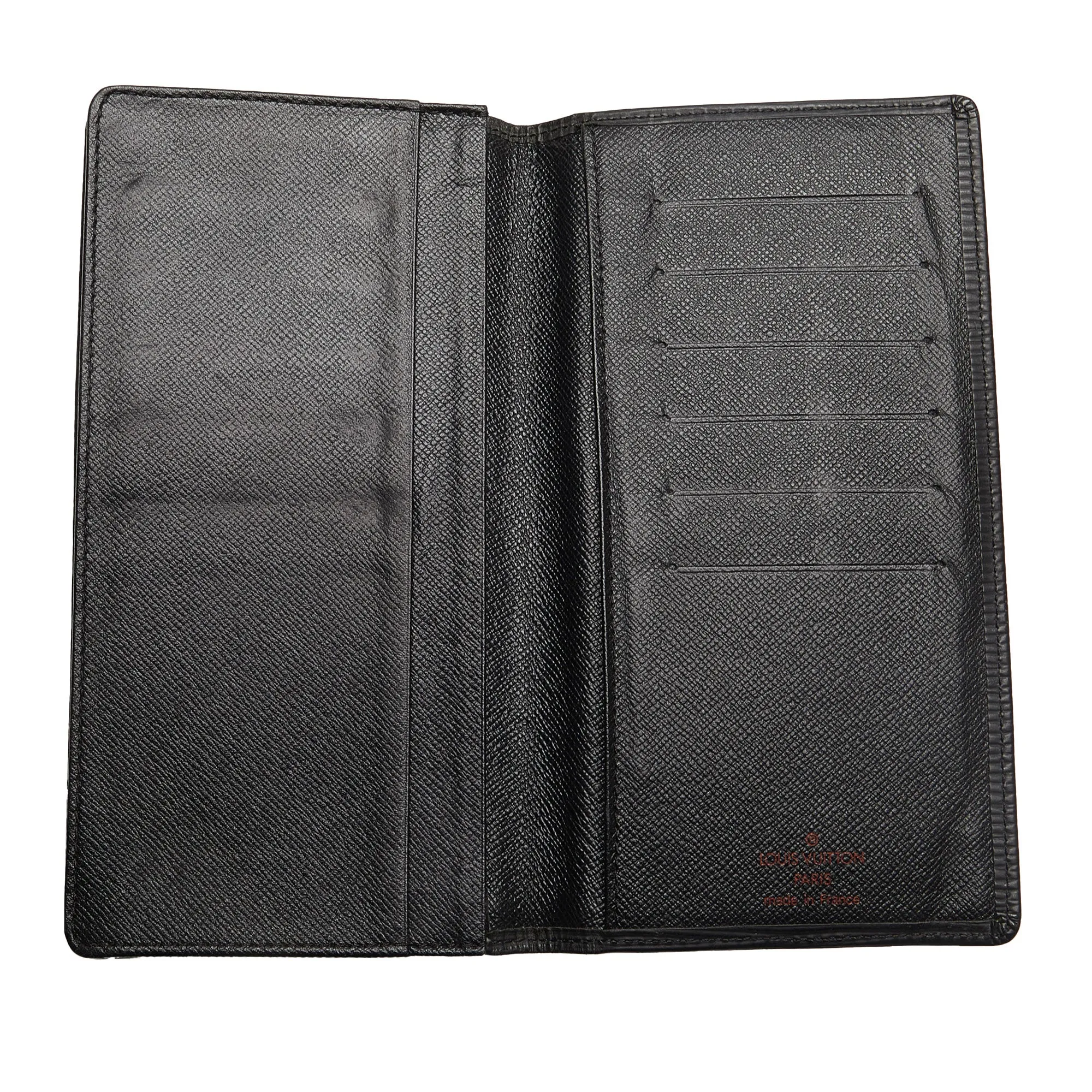 Black Louis Vuitton Epi Leather Brazza Wallet