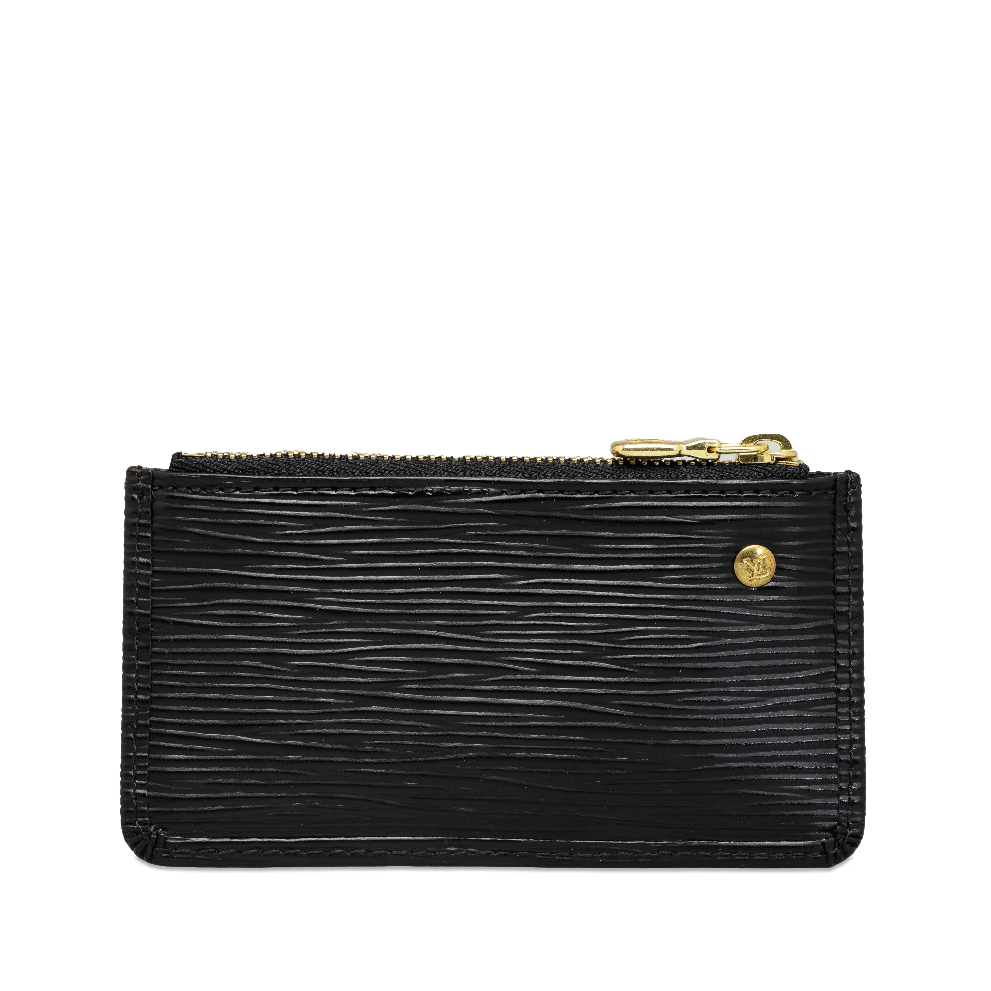 Black Louis Vuitton Epi Pochette Cles Coin Pouch