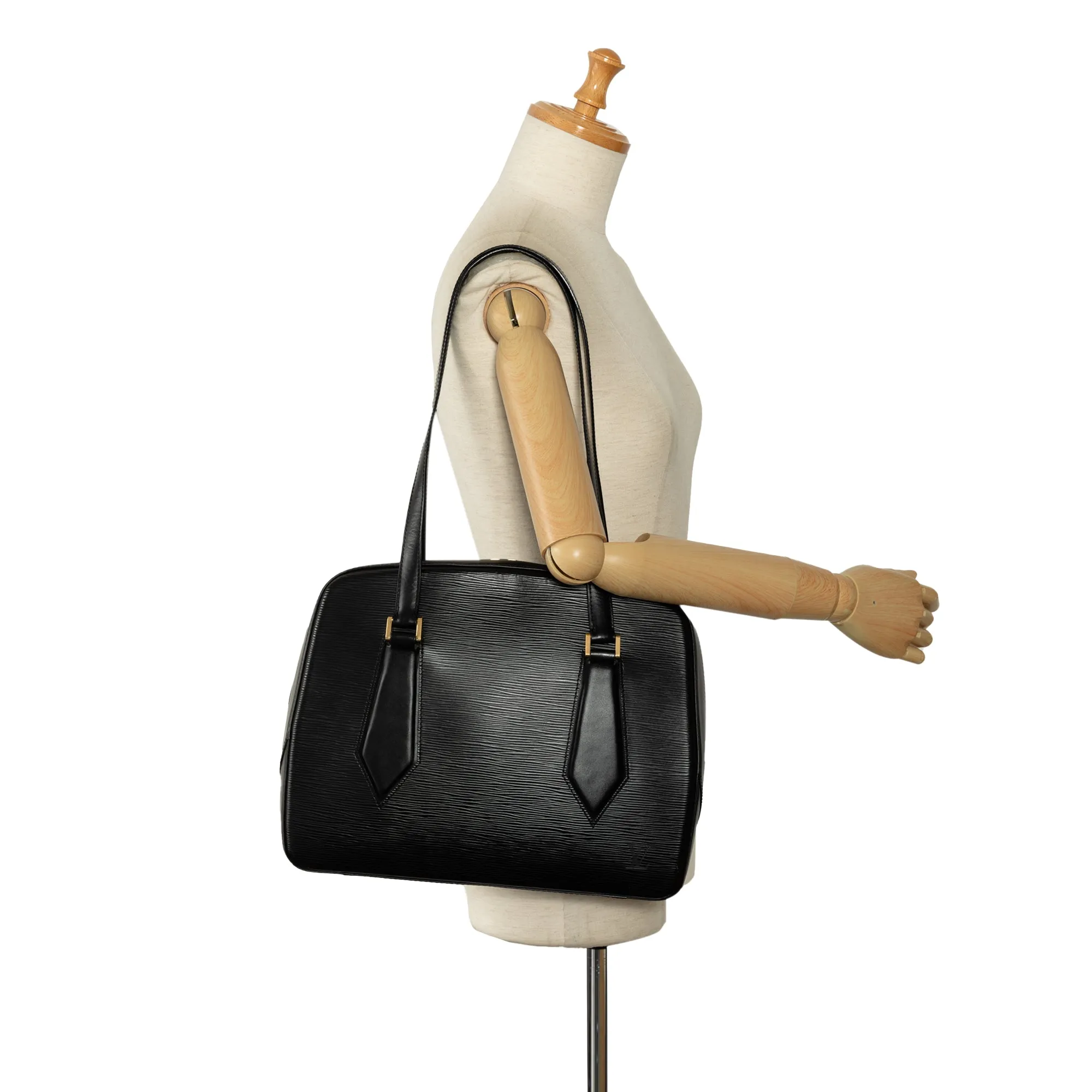 Black Louis Vuitton Epi Voltaire