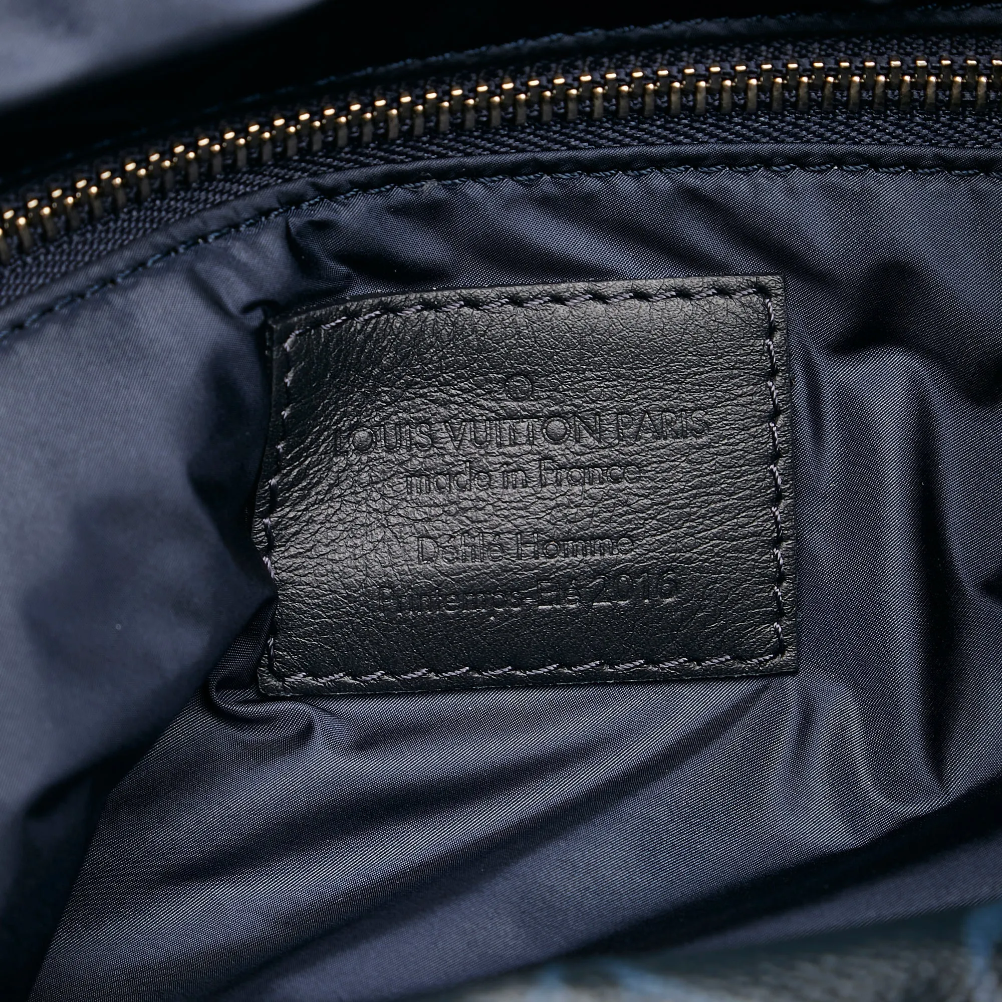 Black Louis Vuitton Monogram Cobalt Stripe Ultralight Bag