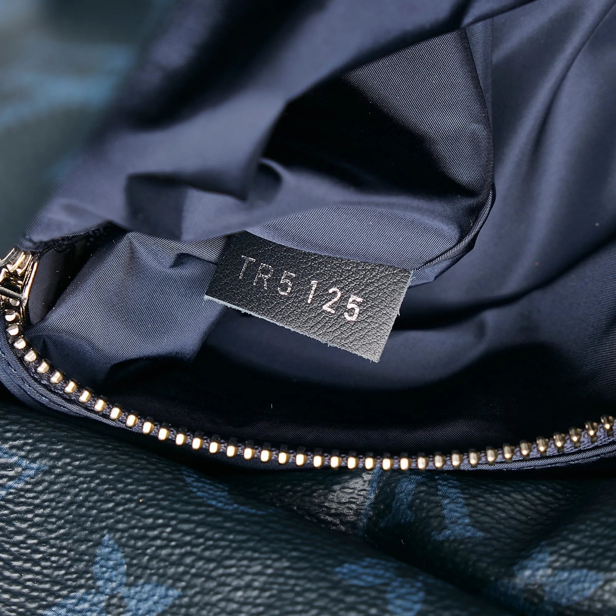 Black Louis Vuitton Monogram Cobalt Stripe Ultralight Bag