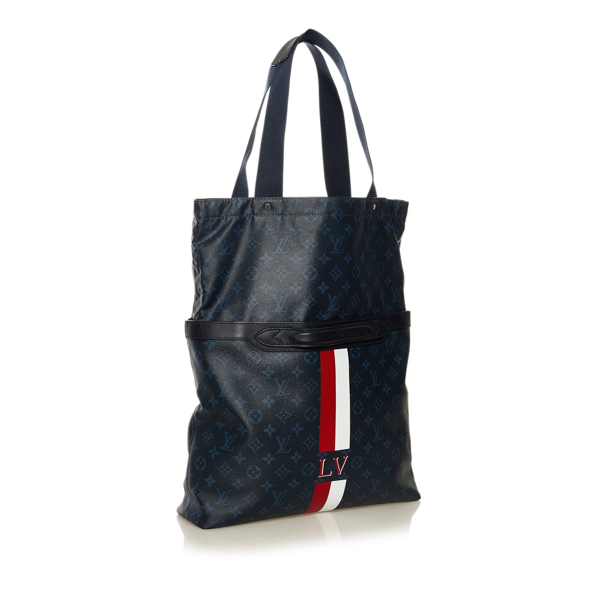 Black Louis Vuitton Monogram Cobalt Stripe Ultralight Bag