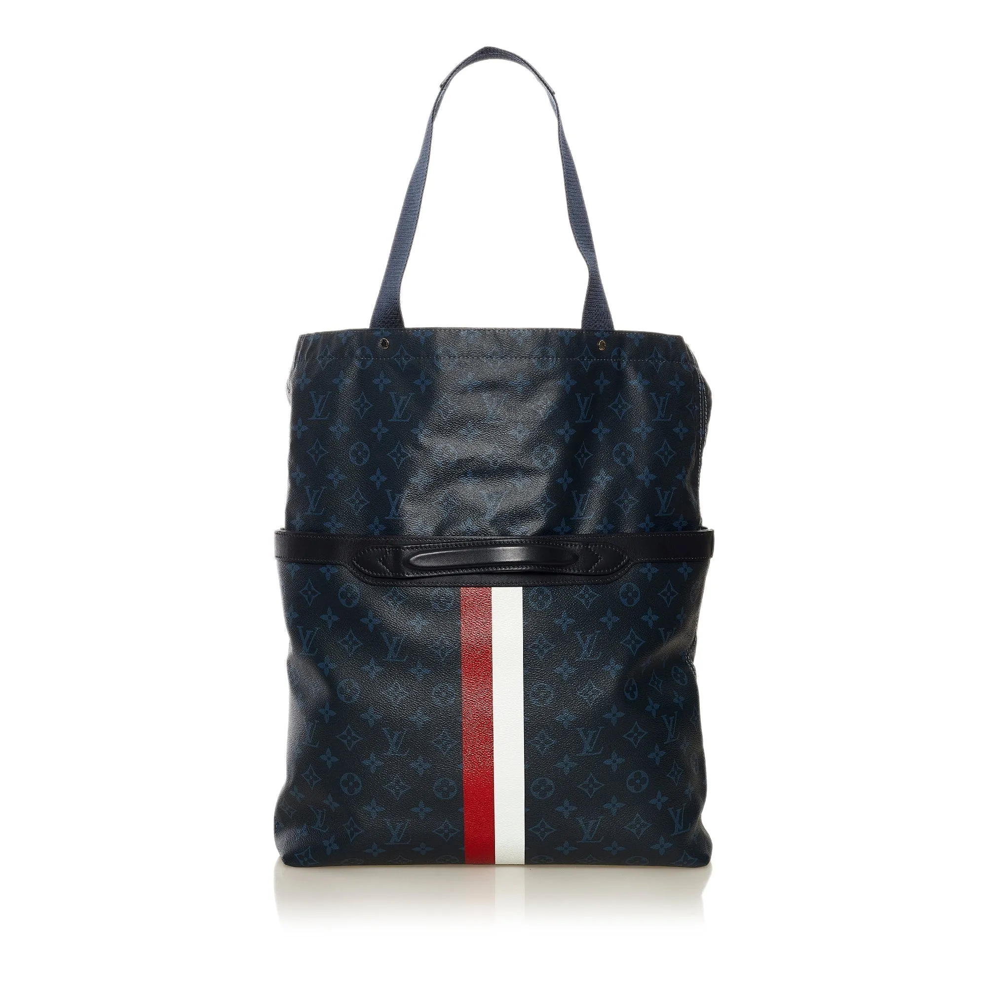 Black Louis Vuitton Monogram Cobalt Stripe Ultralight Bag