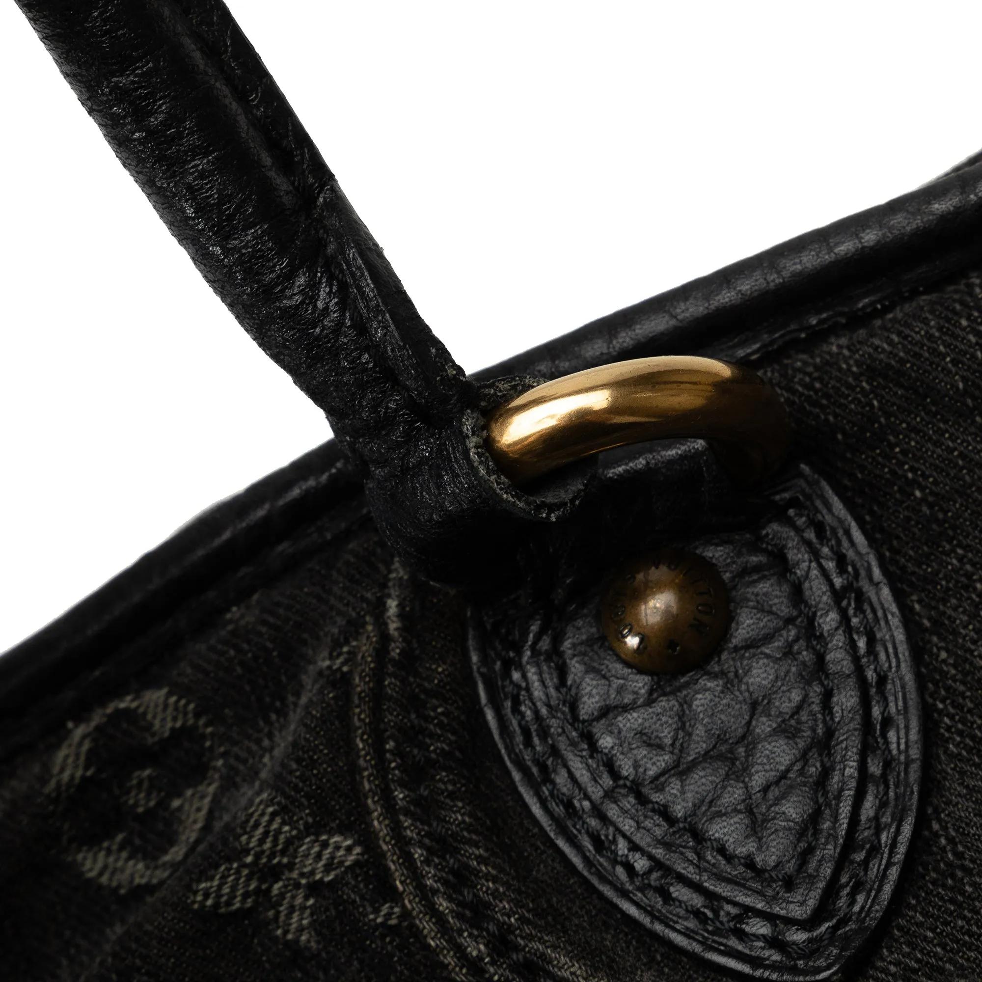Black Louis Vuitton Monogram Denim Neo Cabby GM Satchel