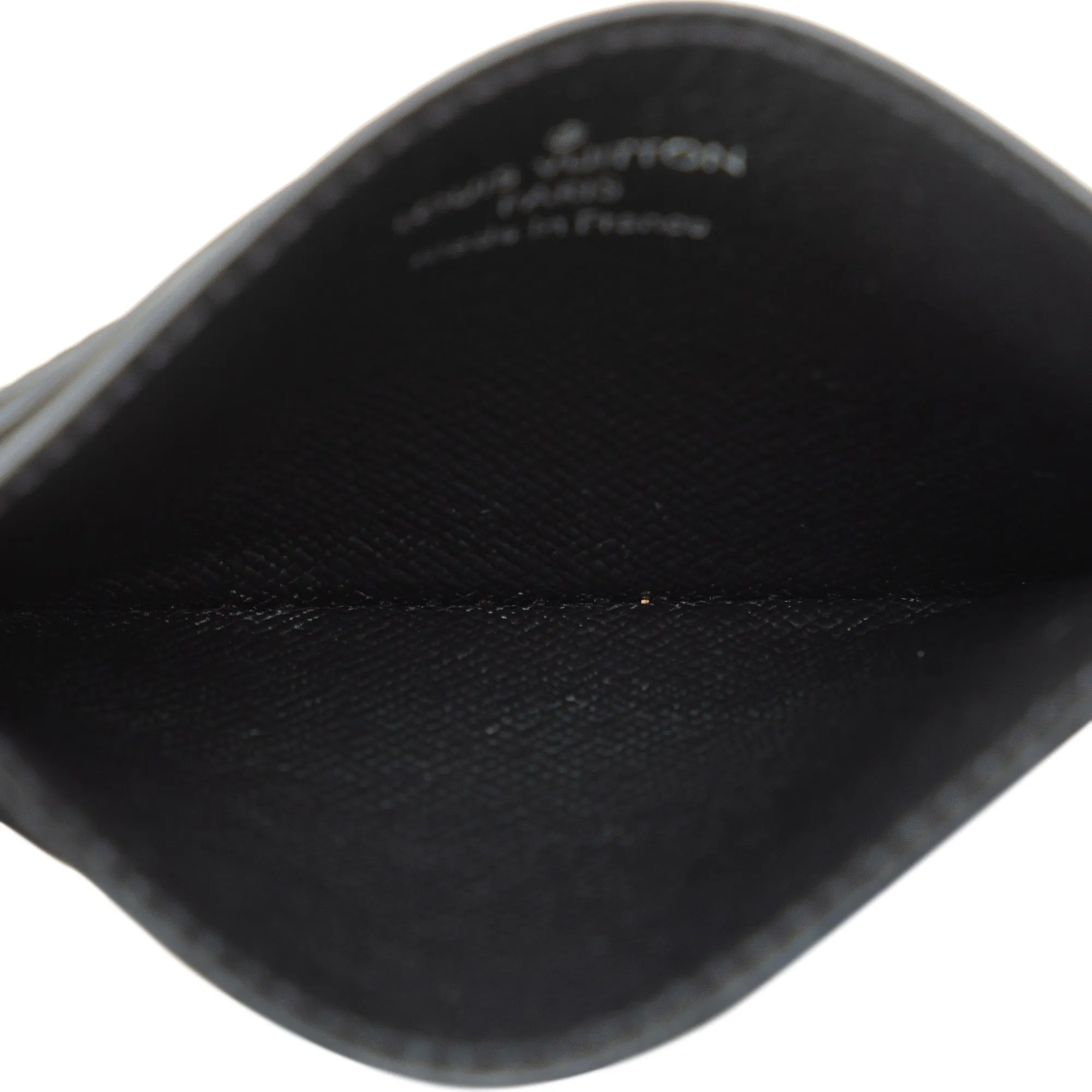 Black Louis Vuitton Monogram Eclipse Porte Cartes Double Card Holder