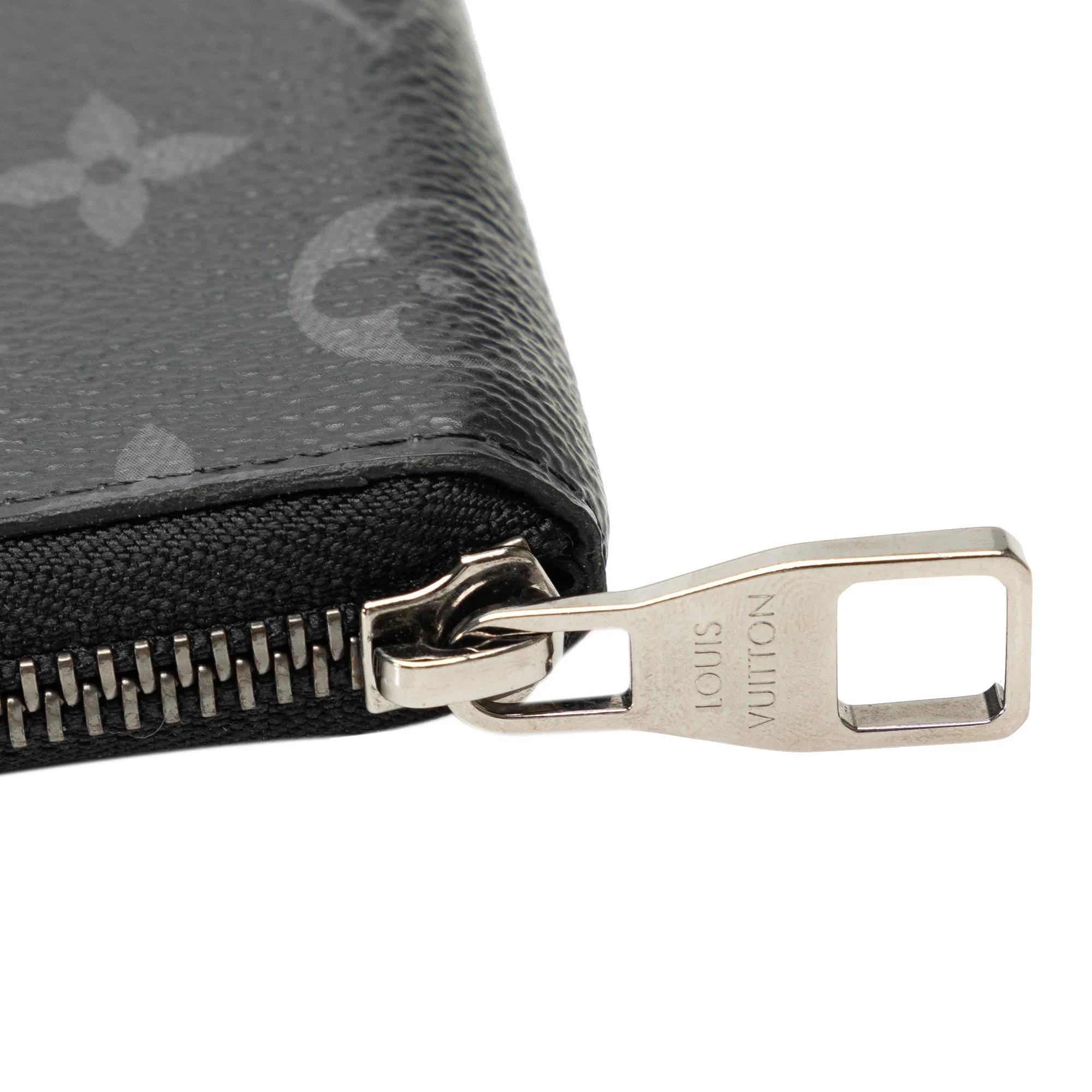 Black Louis Vuitton Monogram Eclipse Zippy Wallet
