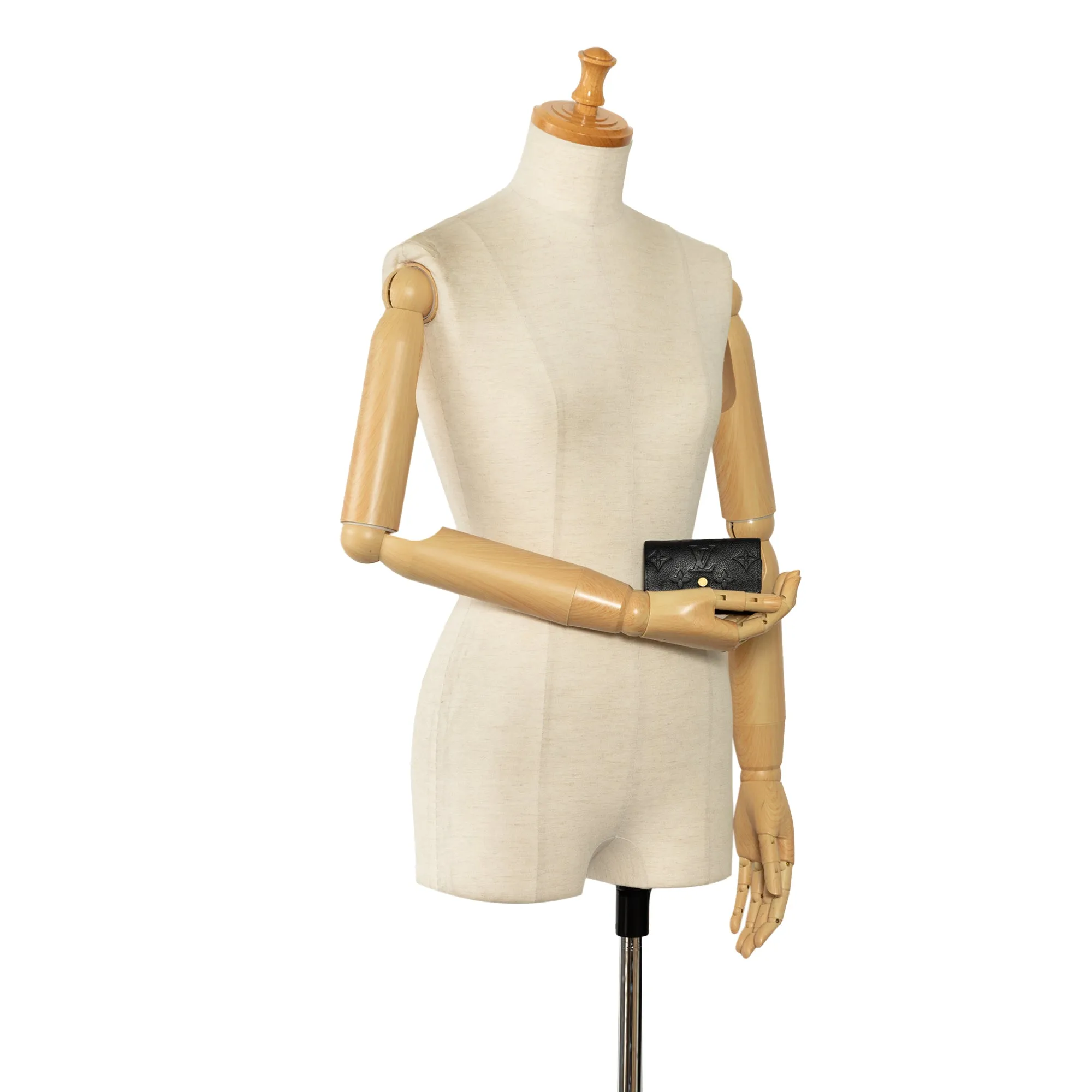 Black Louis Vuitton Monogram Empreinte 6 Key Holder