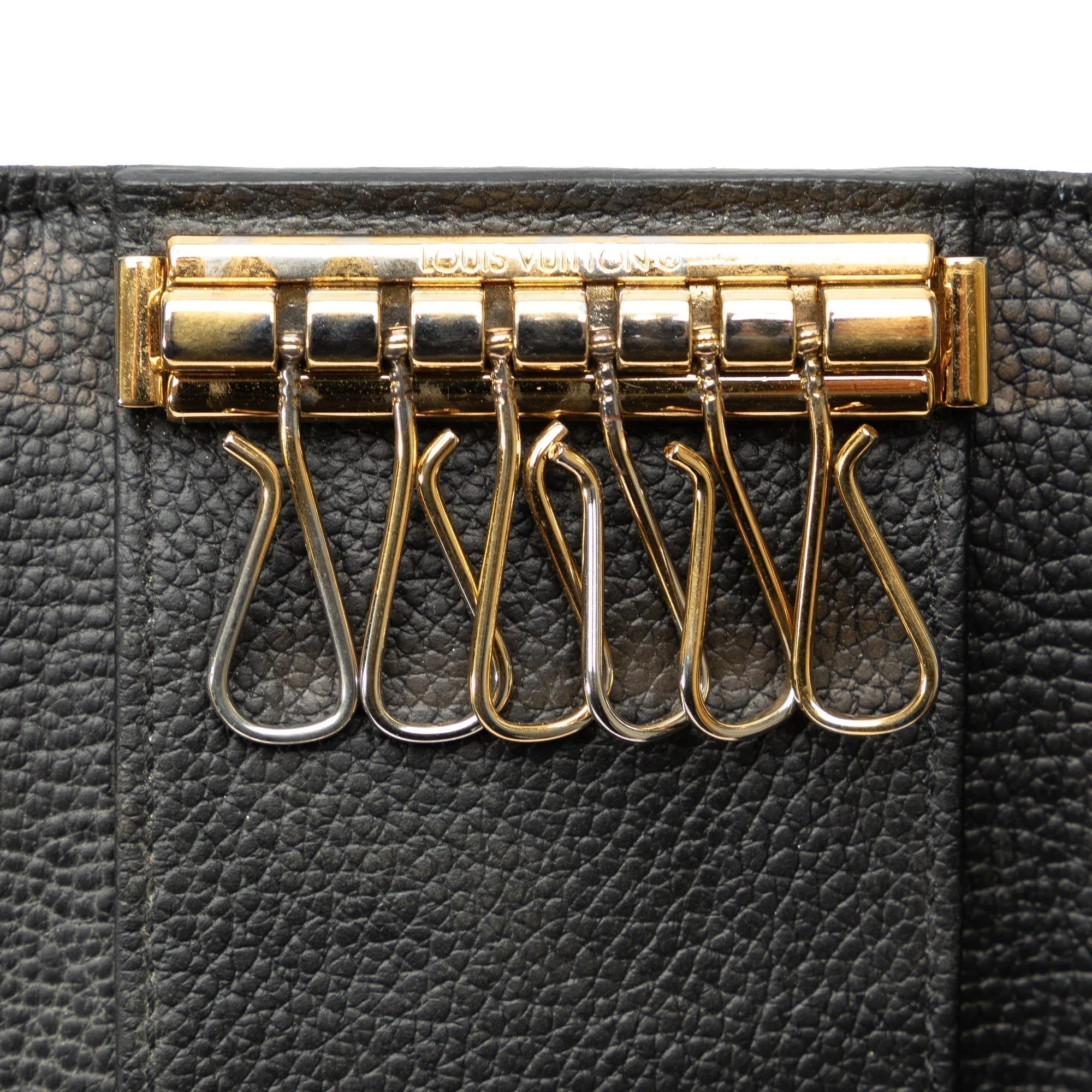 Black Louis Vuitton Monogram Empreinte 6 Key Holder