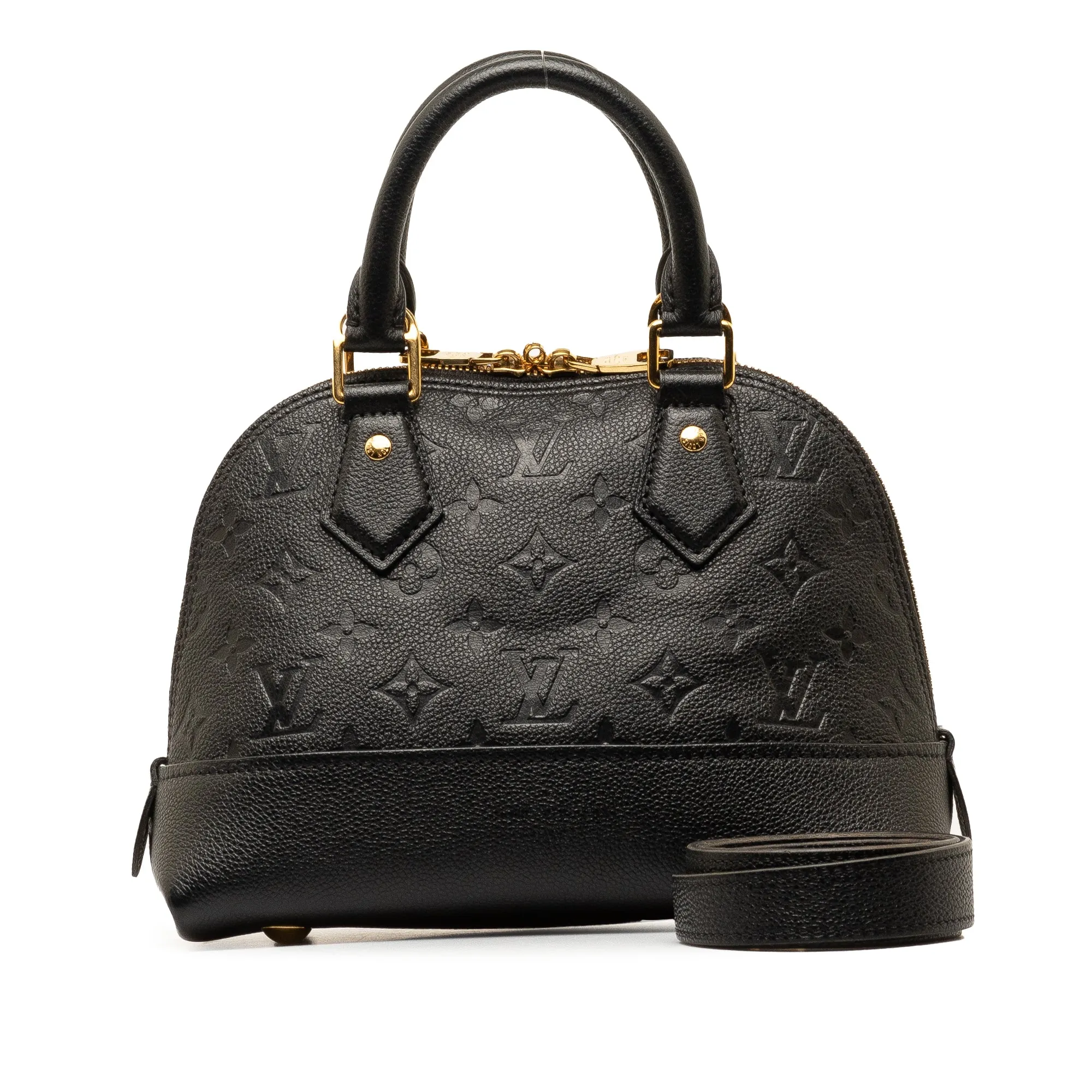 Black Louis Vuitton Monogram Empreinte Neo Alma BB Satchel
