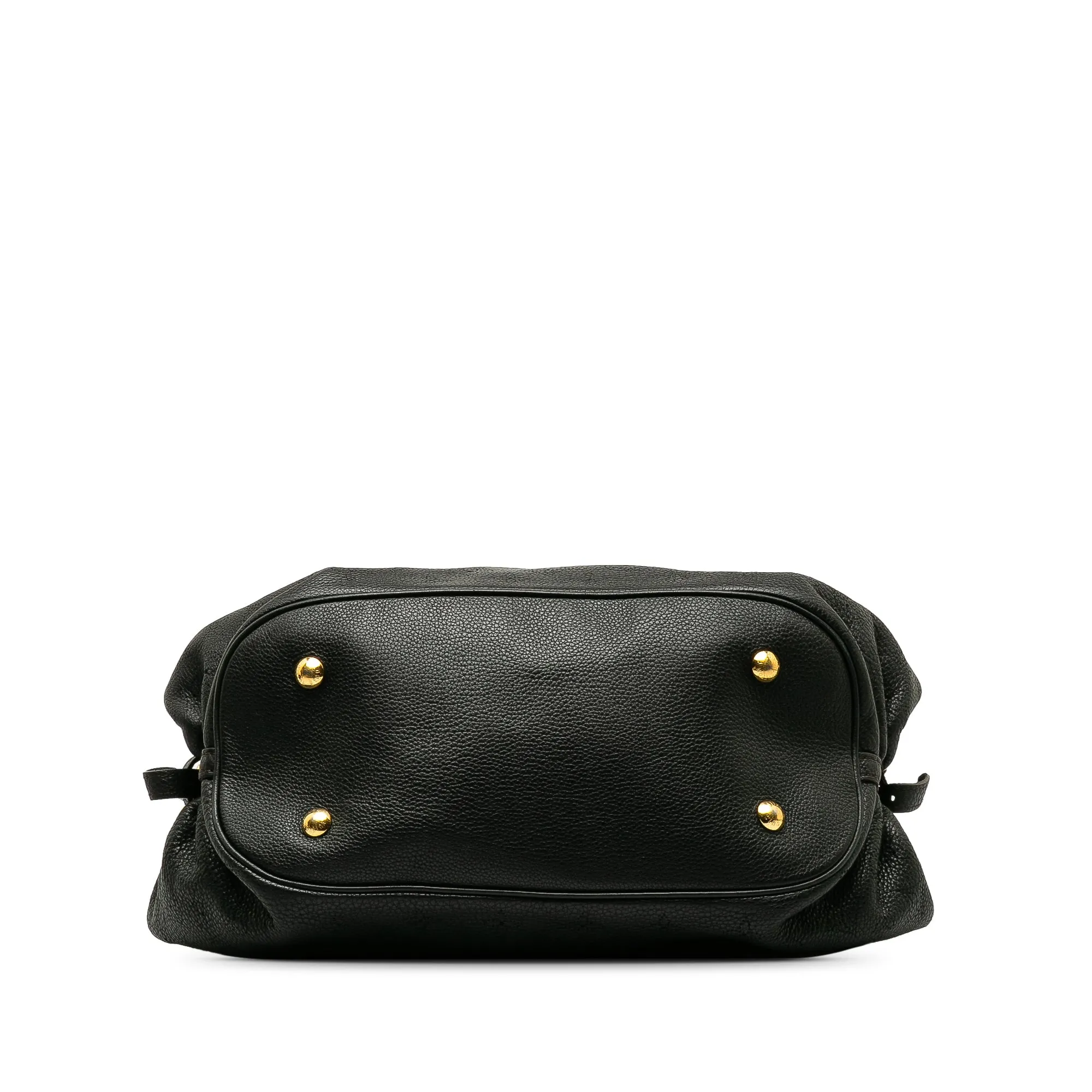 Black Louis Vuitton Monogram Mahina XL Hobo Bag