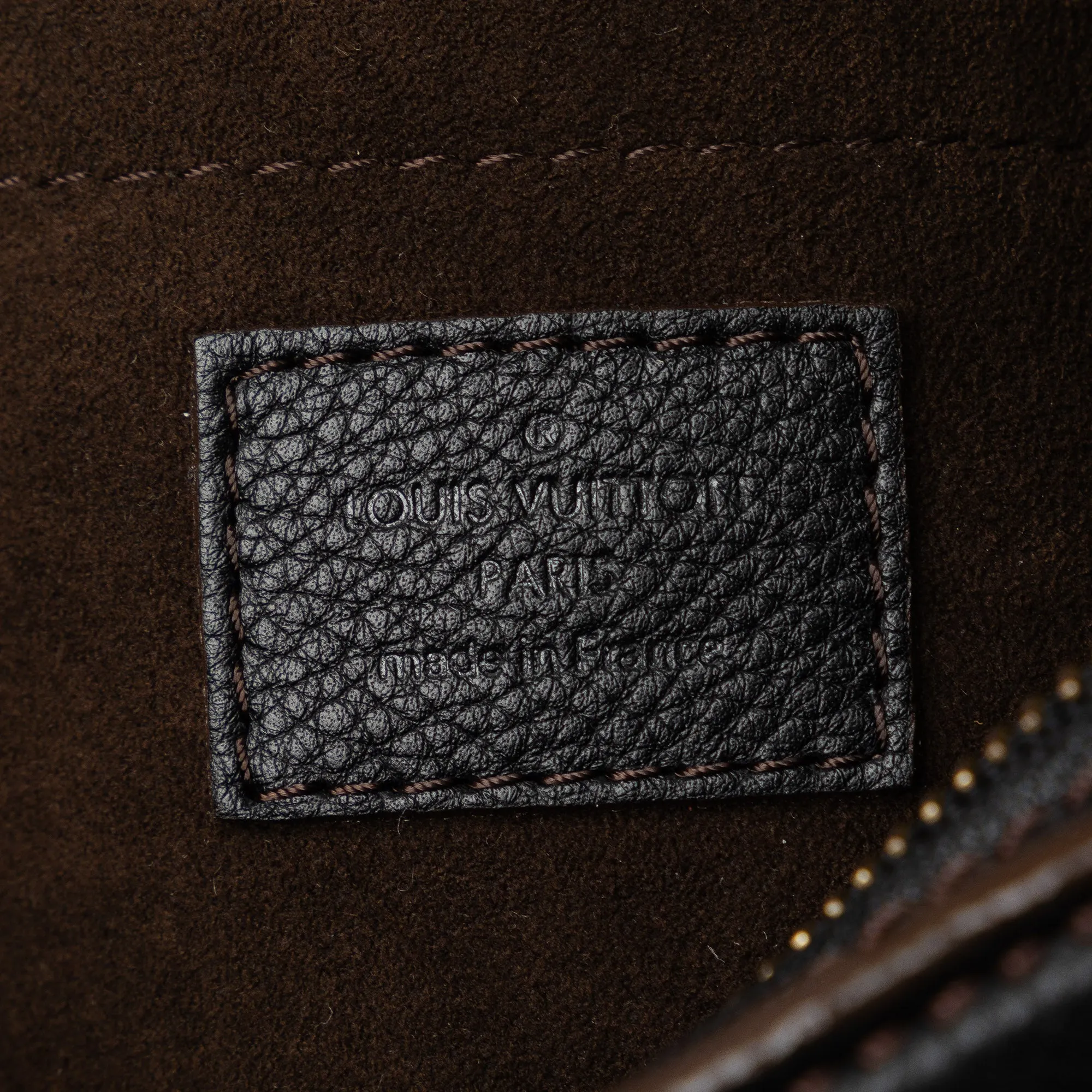 Black Louis Vuitton Monogram Mahina XS Crossbody Bag