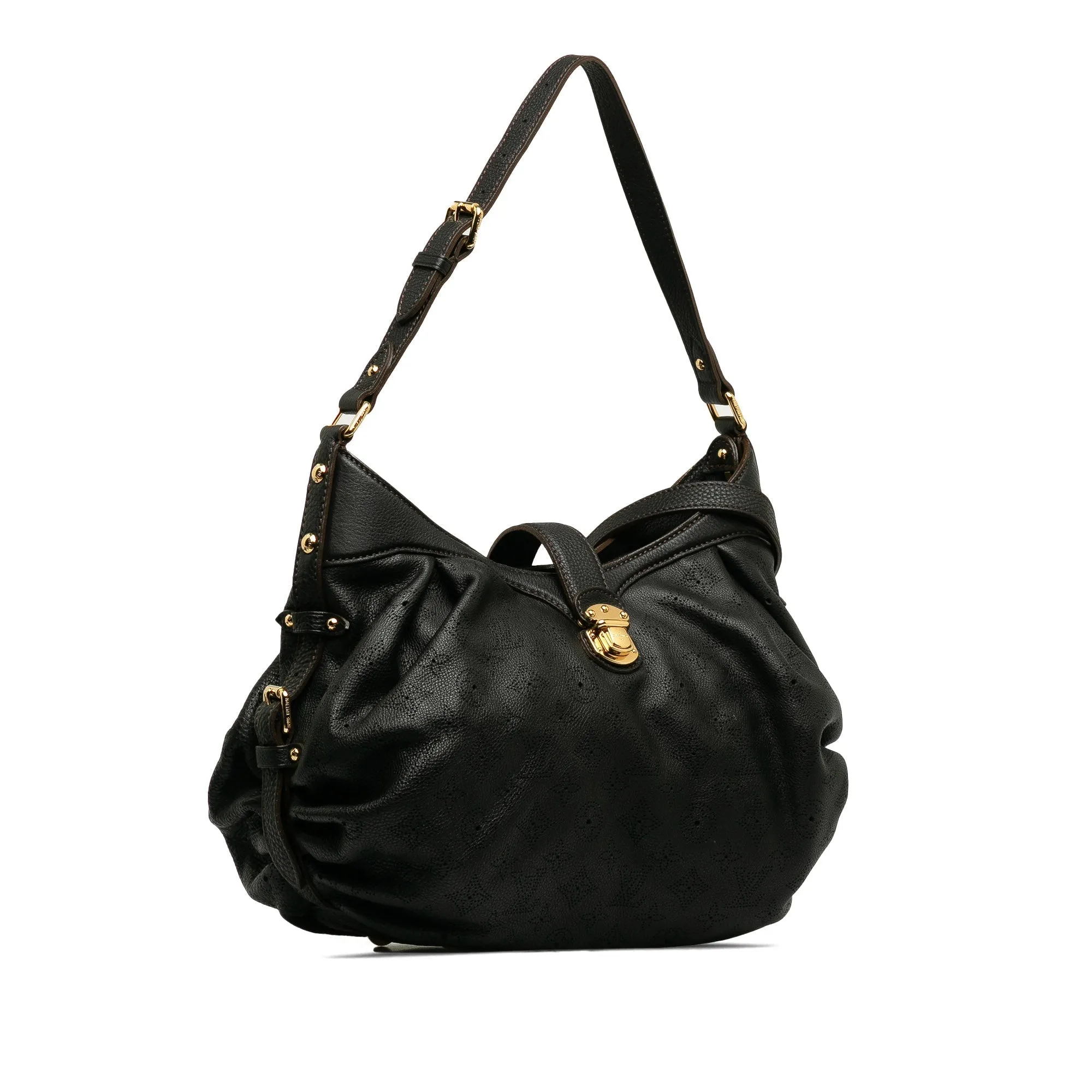 Black Louis Vuitton Monogram Mahina XS Crossbody Bag