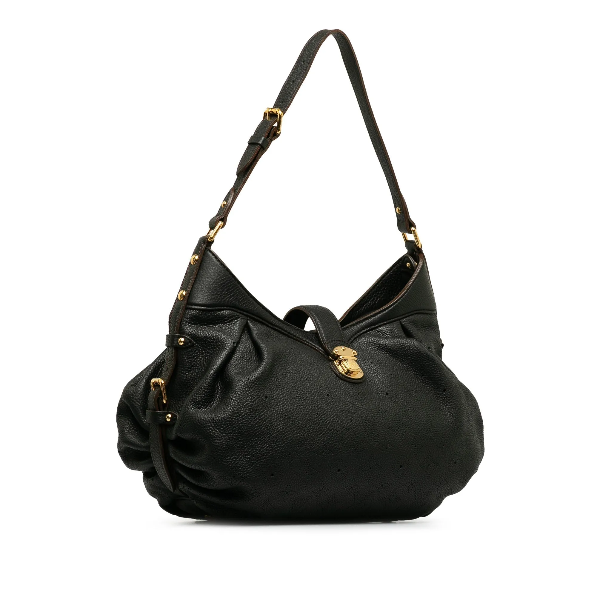 Black Louis Vuitton Monogram Mahina XS Crossbody Bag