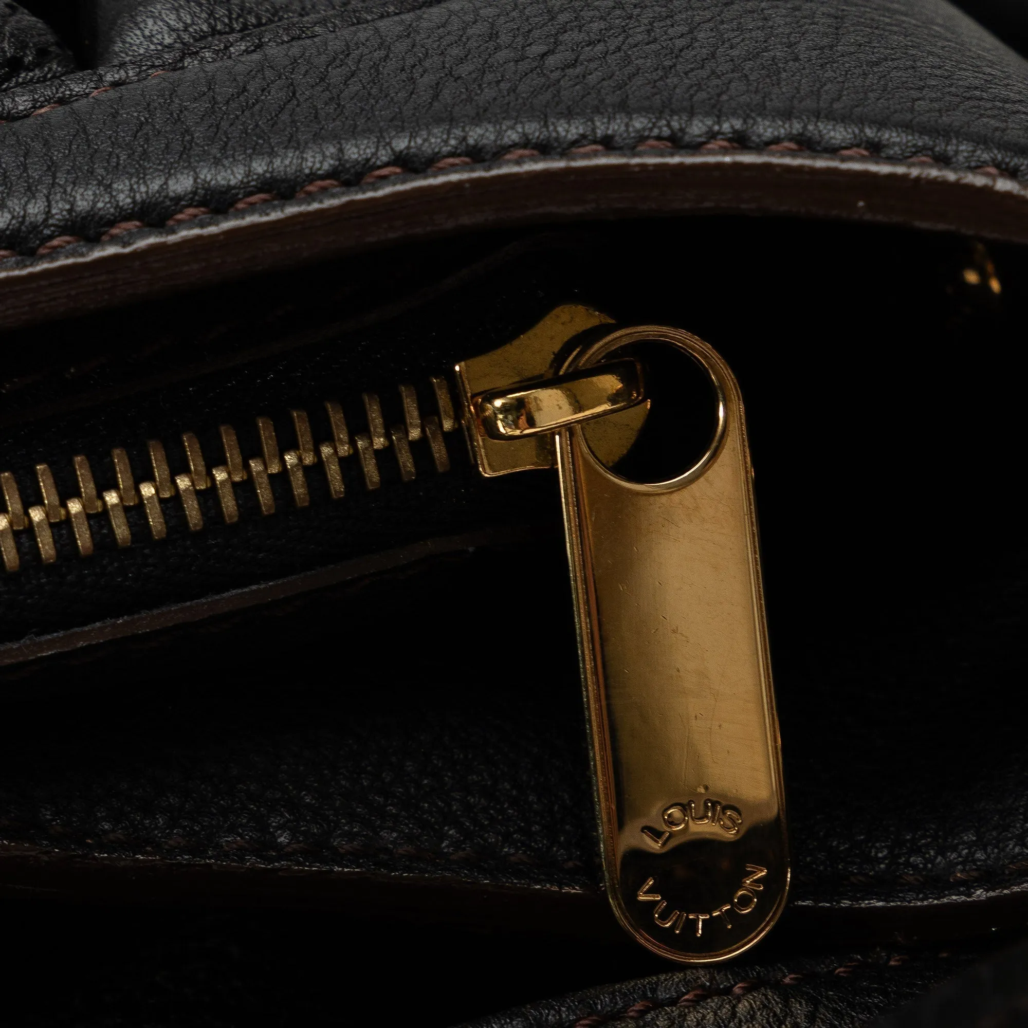 Black Louis Vuitton Monogram Mahina XS Crossbody Bag