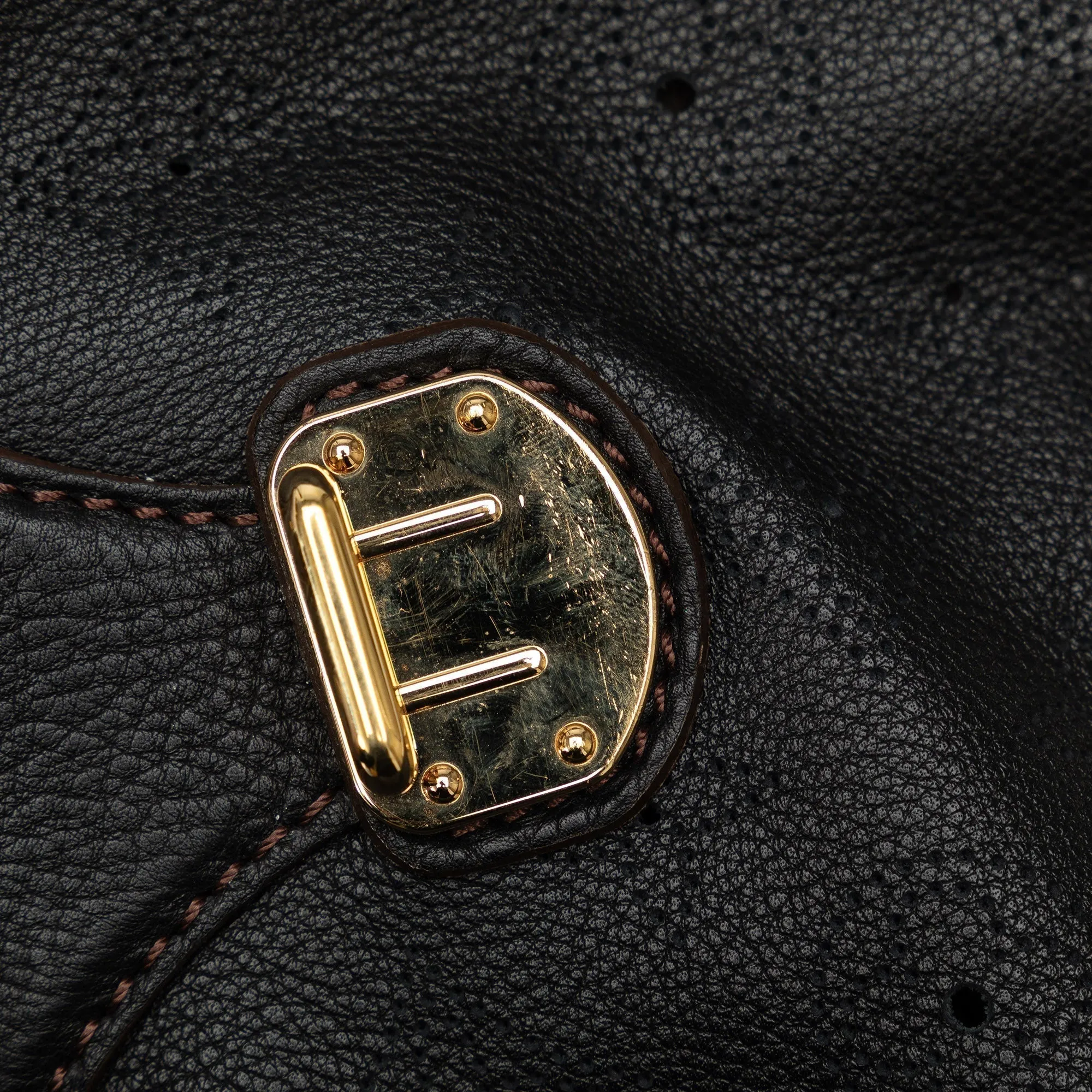 Black Louis Vuitton Monogram Mahina XS Crossbody Bag
