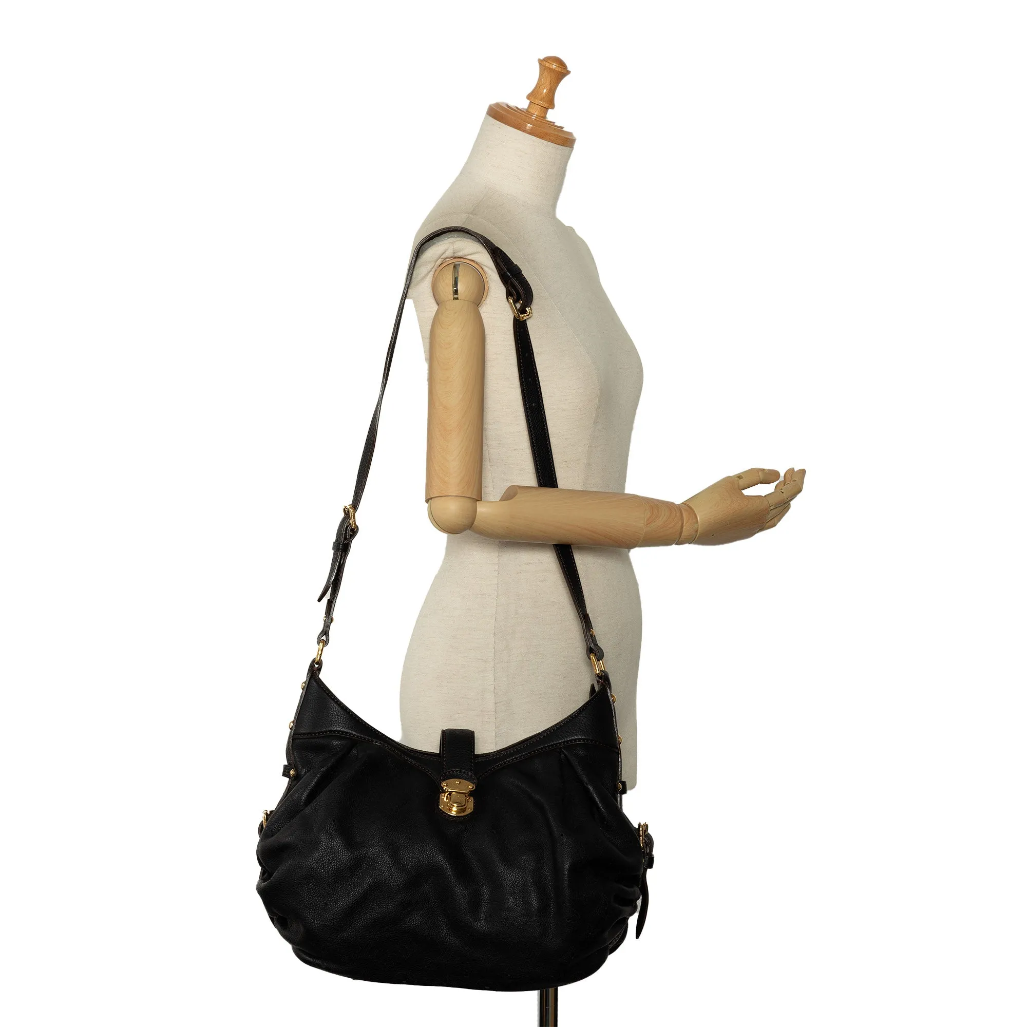 Black Louis Vuitton Monogram Mahina XS Crossbody Bag