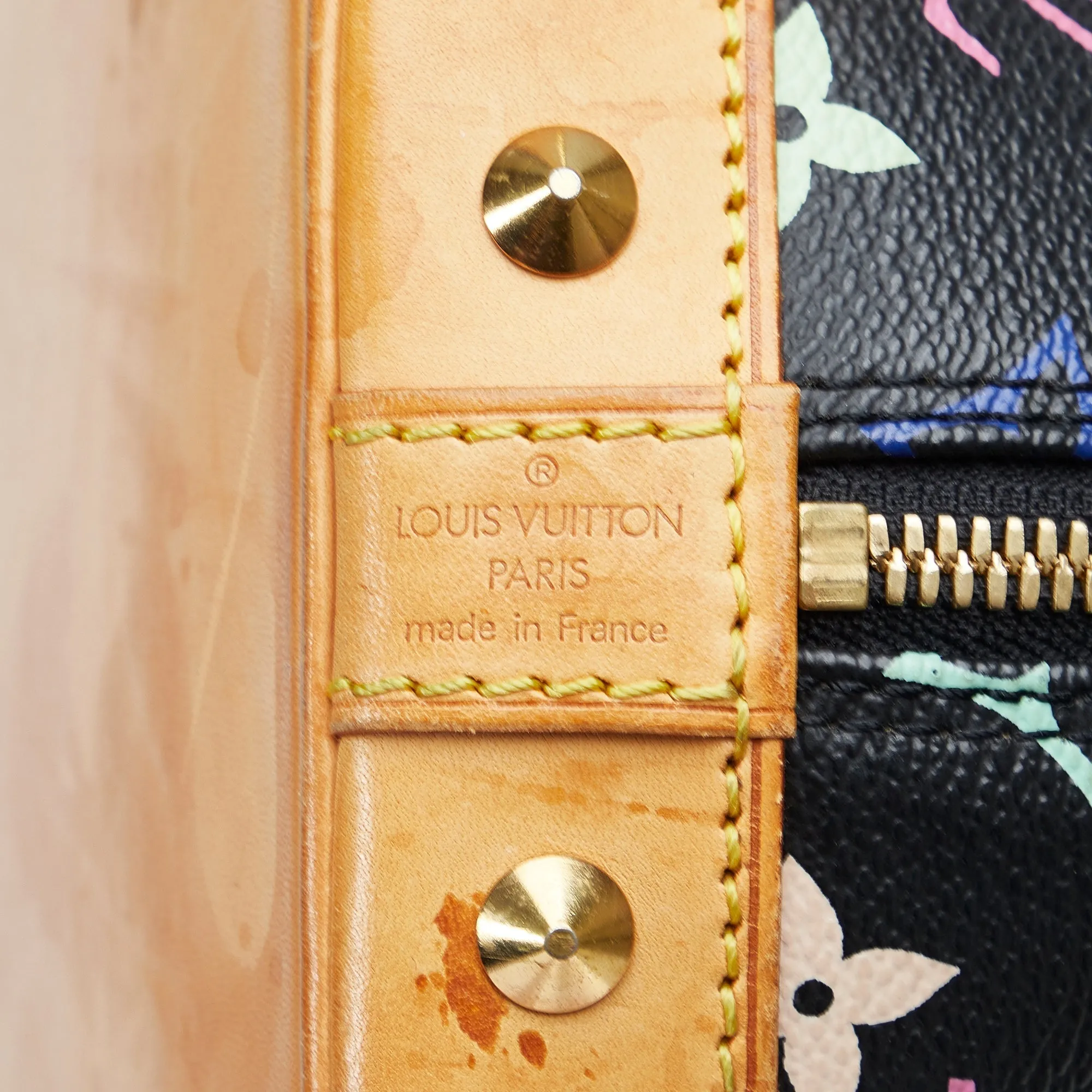 Black Louis Vuitton Monogram Multicolore Alma PM HandBag