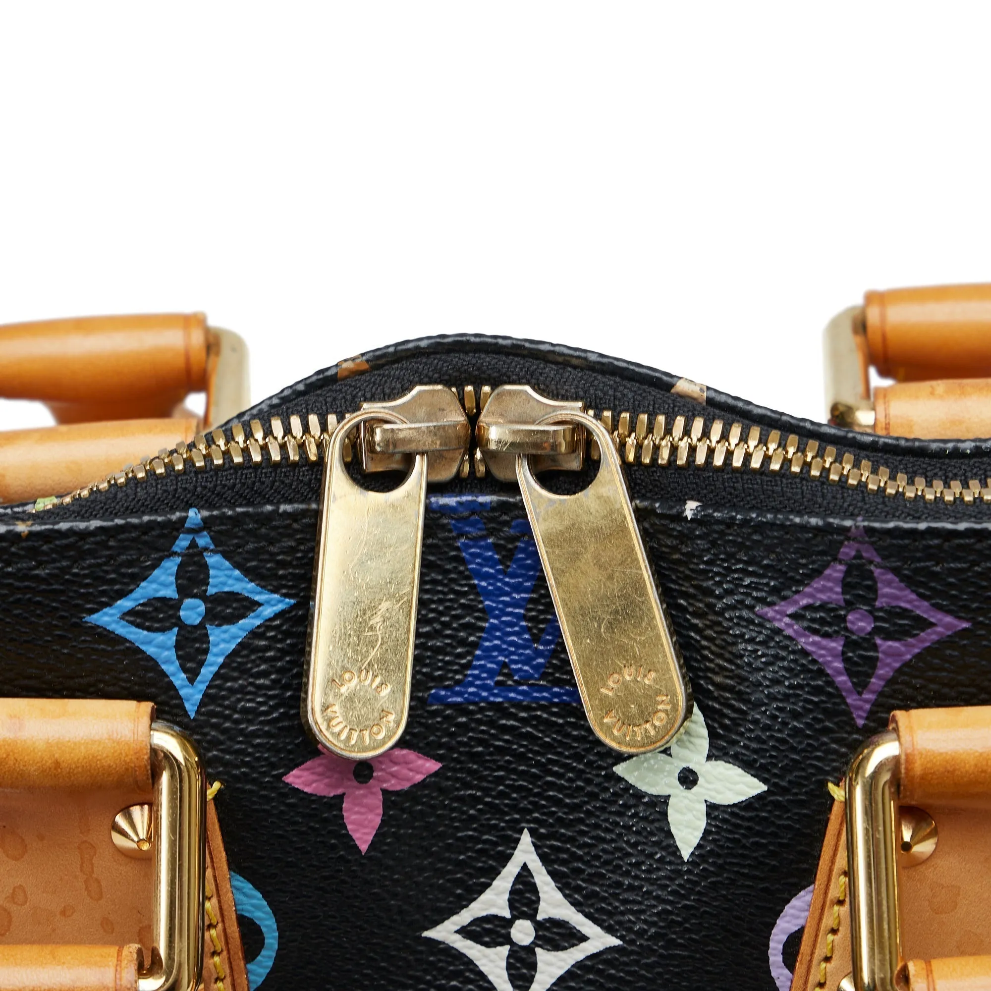Black Louis Vuitton Monogram Multicolore Alma PM HandBag