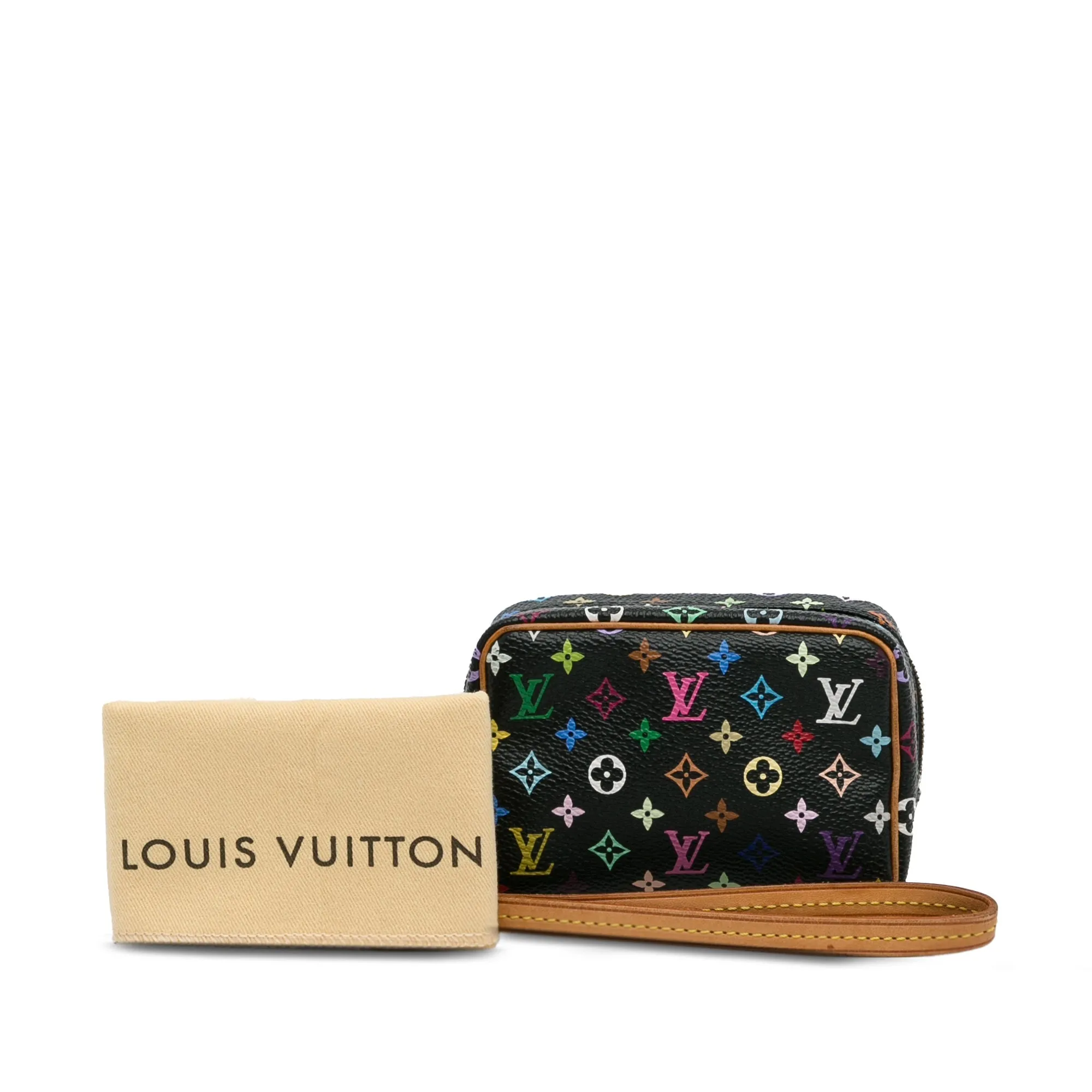 Black Louis Vuitton Monogram Multicolore Trousse Wapity Pouch