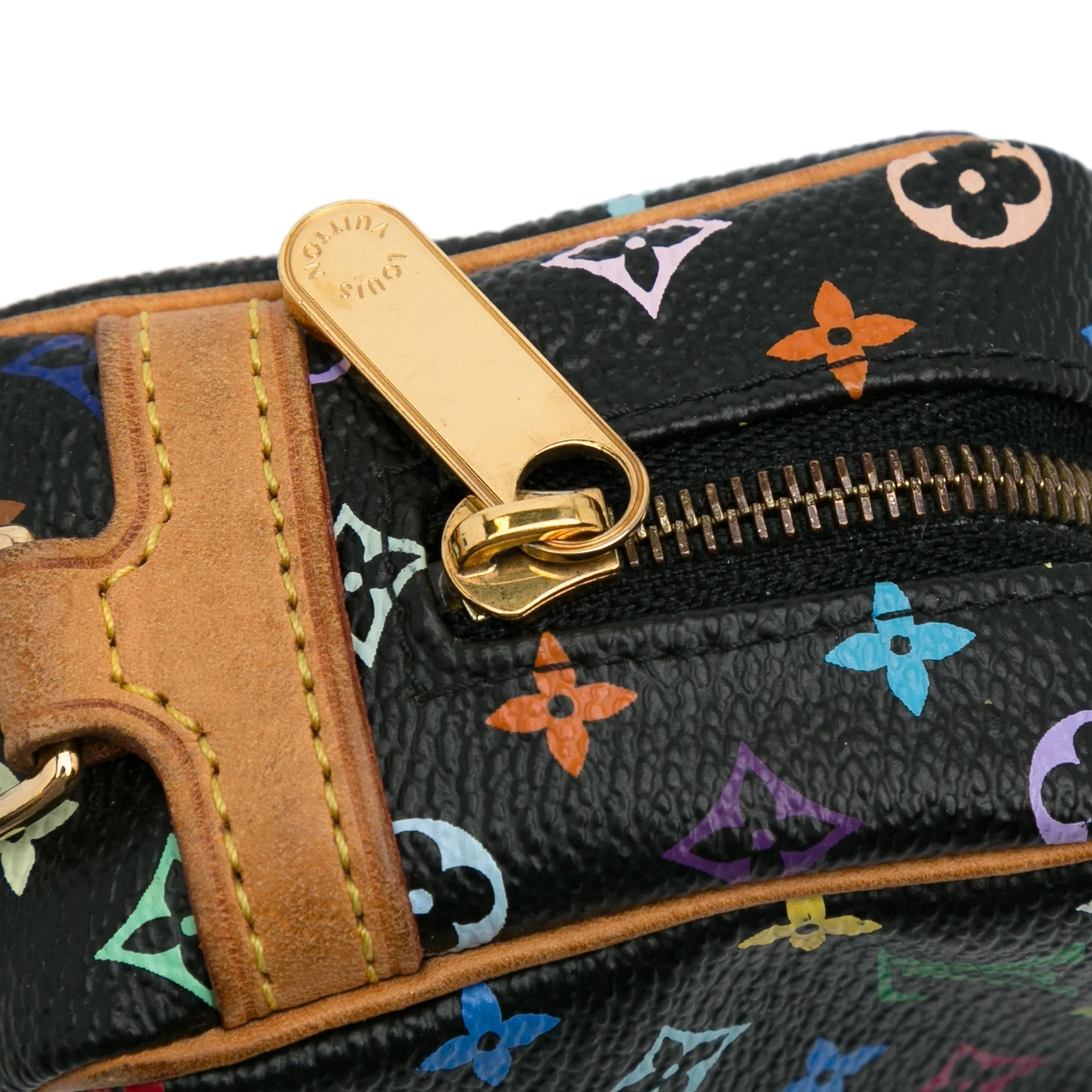 Black Louis Vuitton Monogram Multicolore Trousse Wapity Pouch