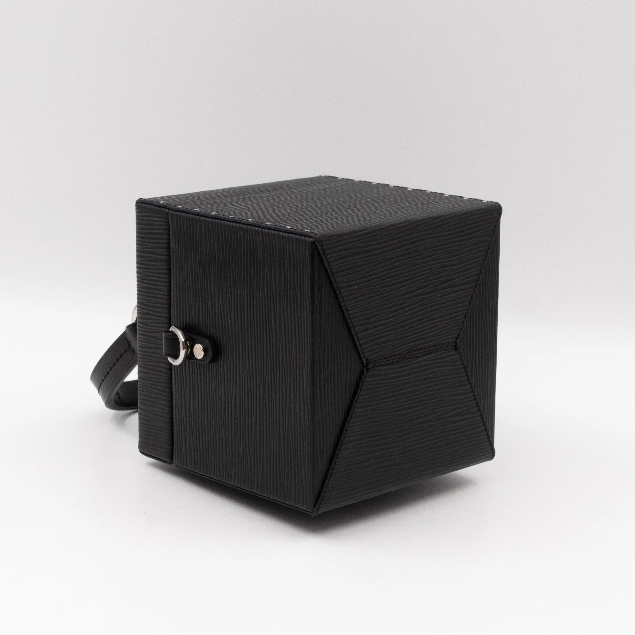 Bleecker Box Black Epi Leather