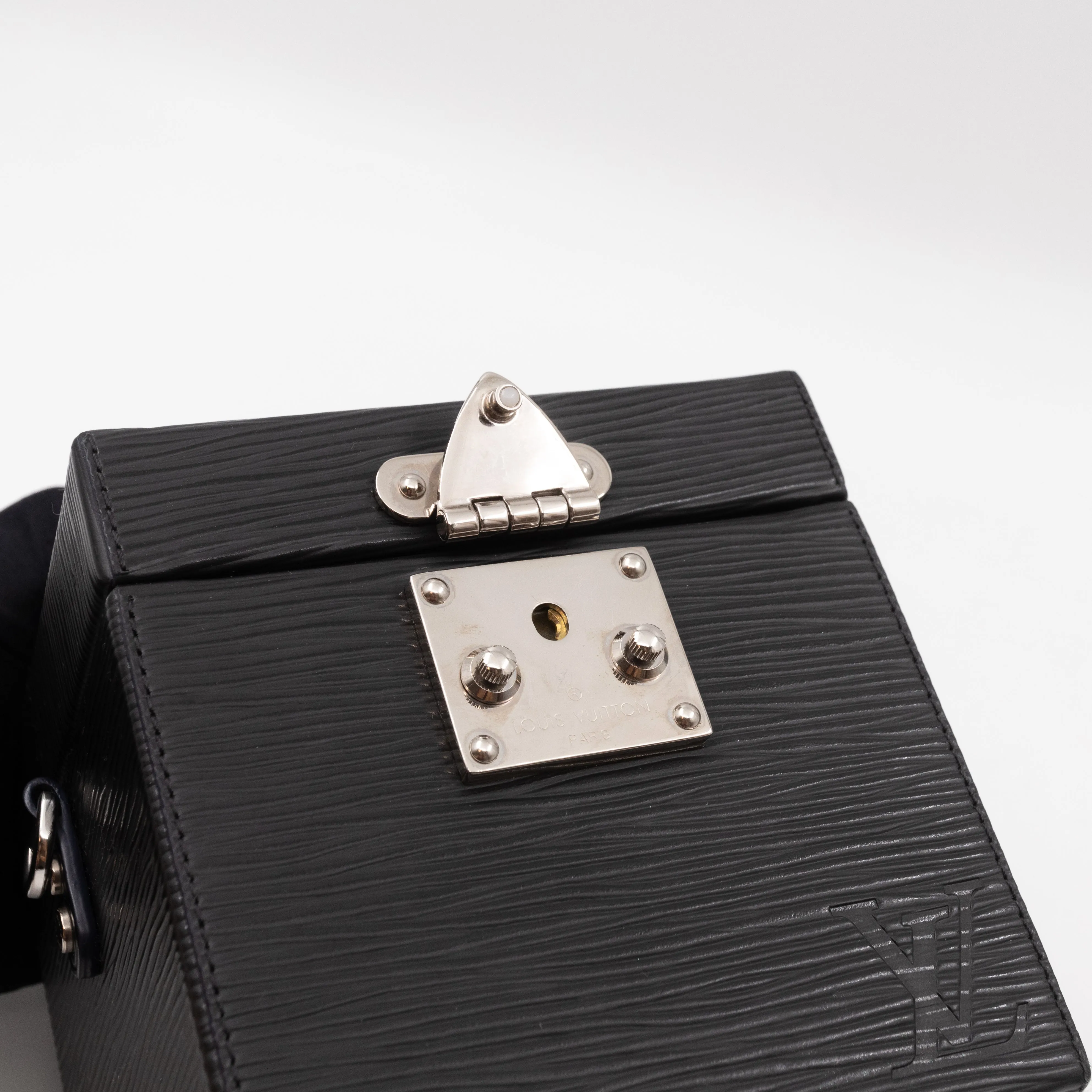 Bleecker Box Black Epi Leather