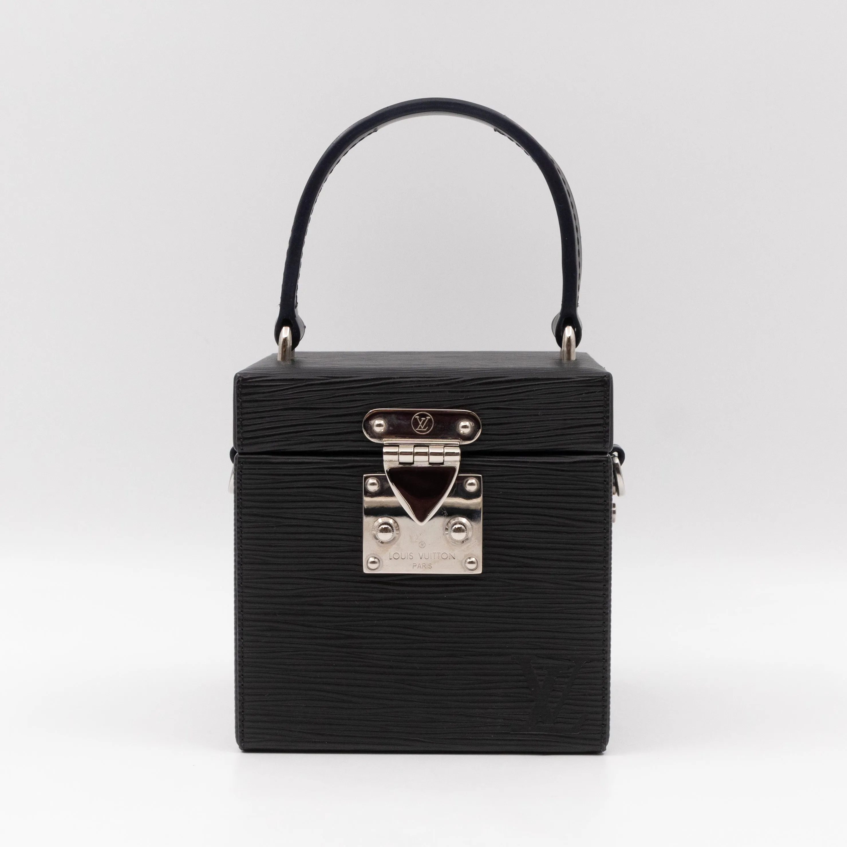 Bleecker Box Black Epi Leather