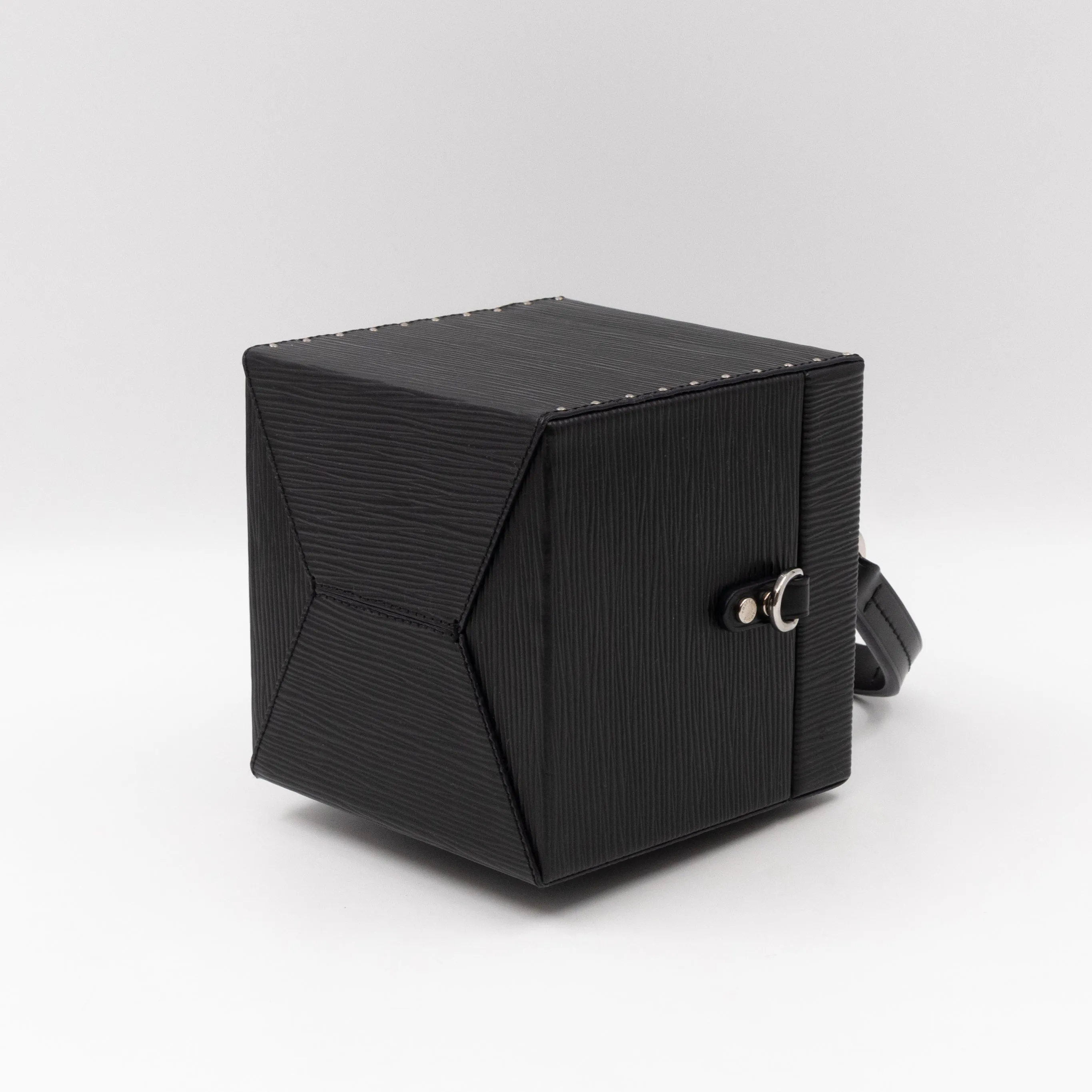 Bleecker Box Black Epi Leather