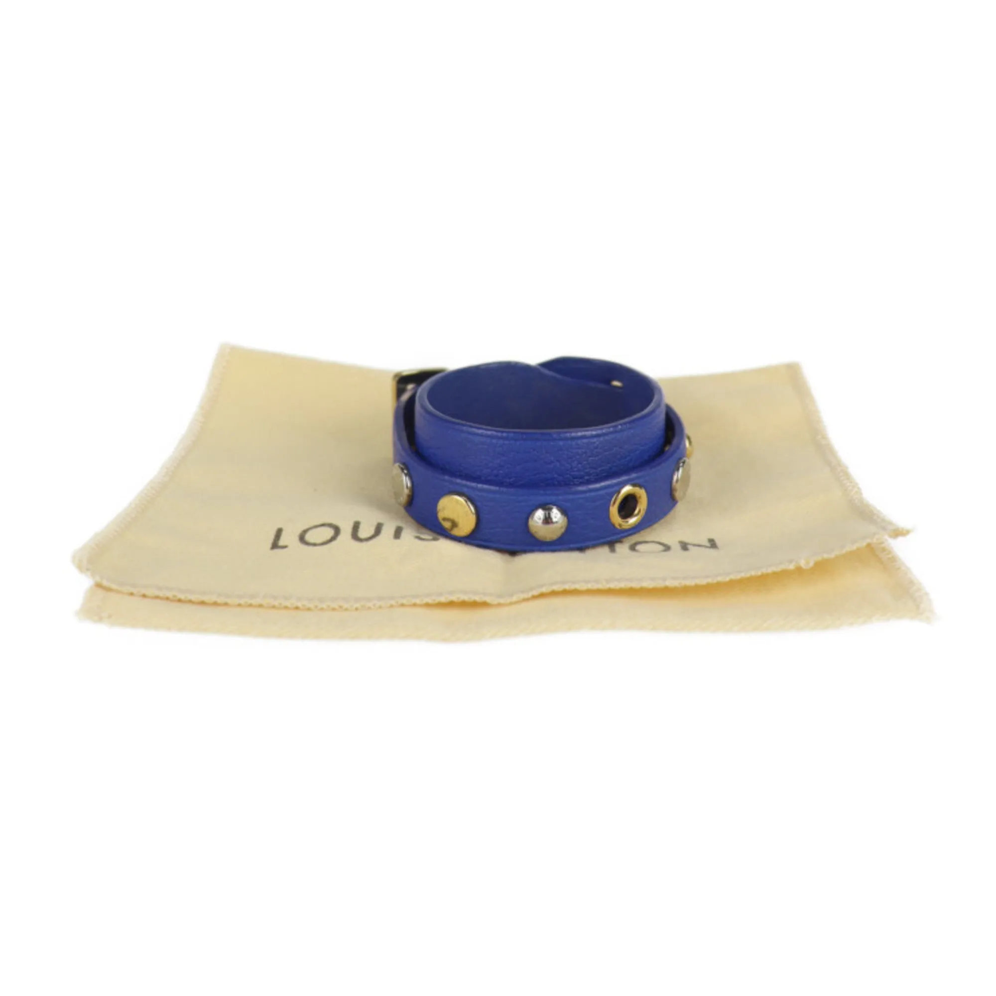 Blue Leather Louis Vuitton Shoulder Bag