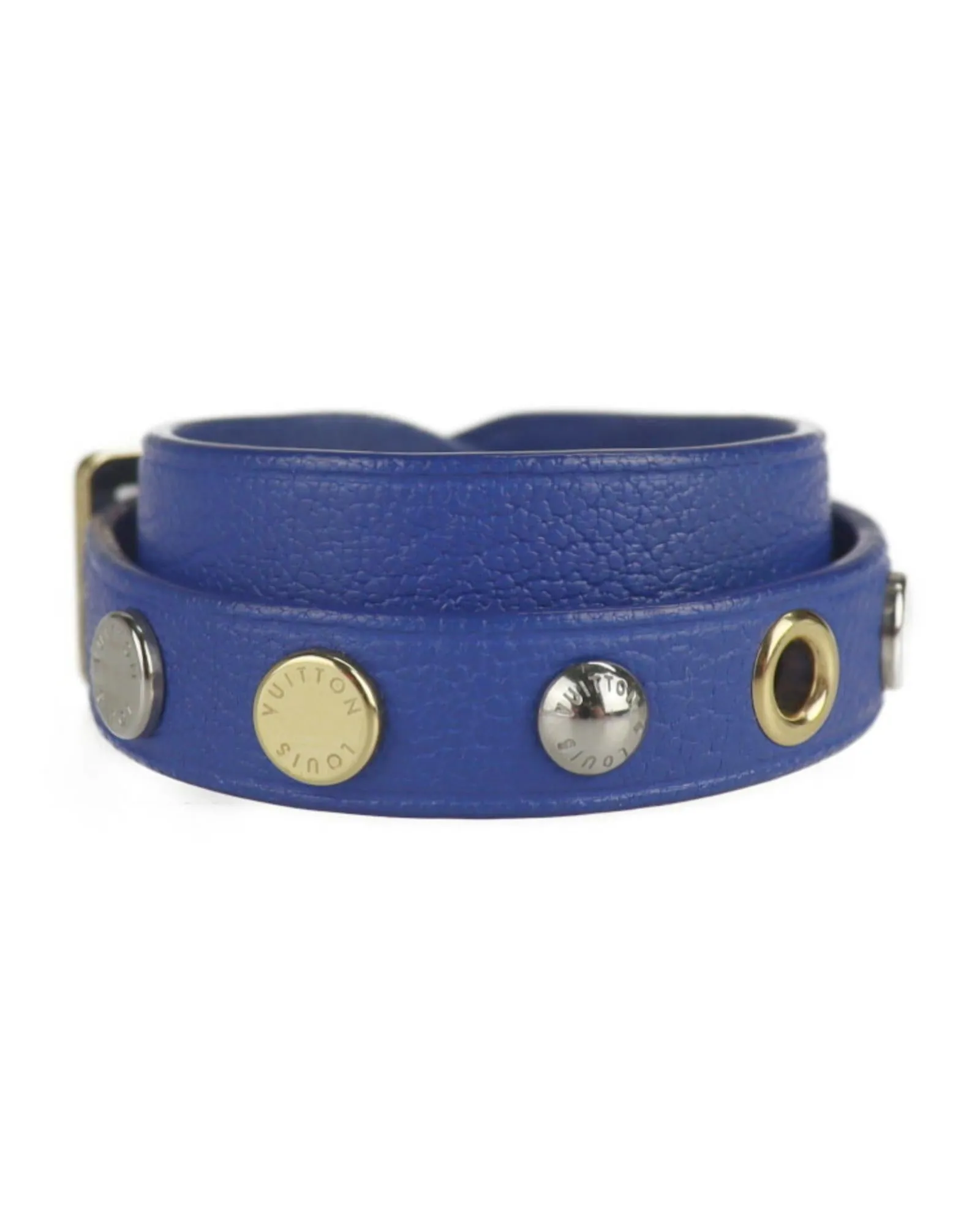Blue Leather Louis Vuitton Shoulder Bag