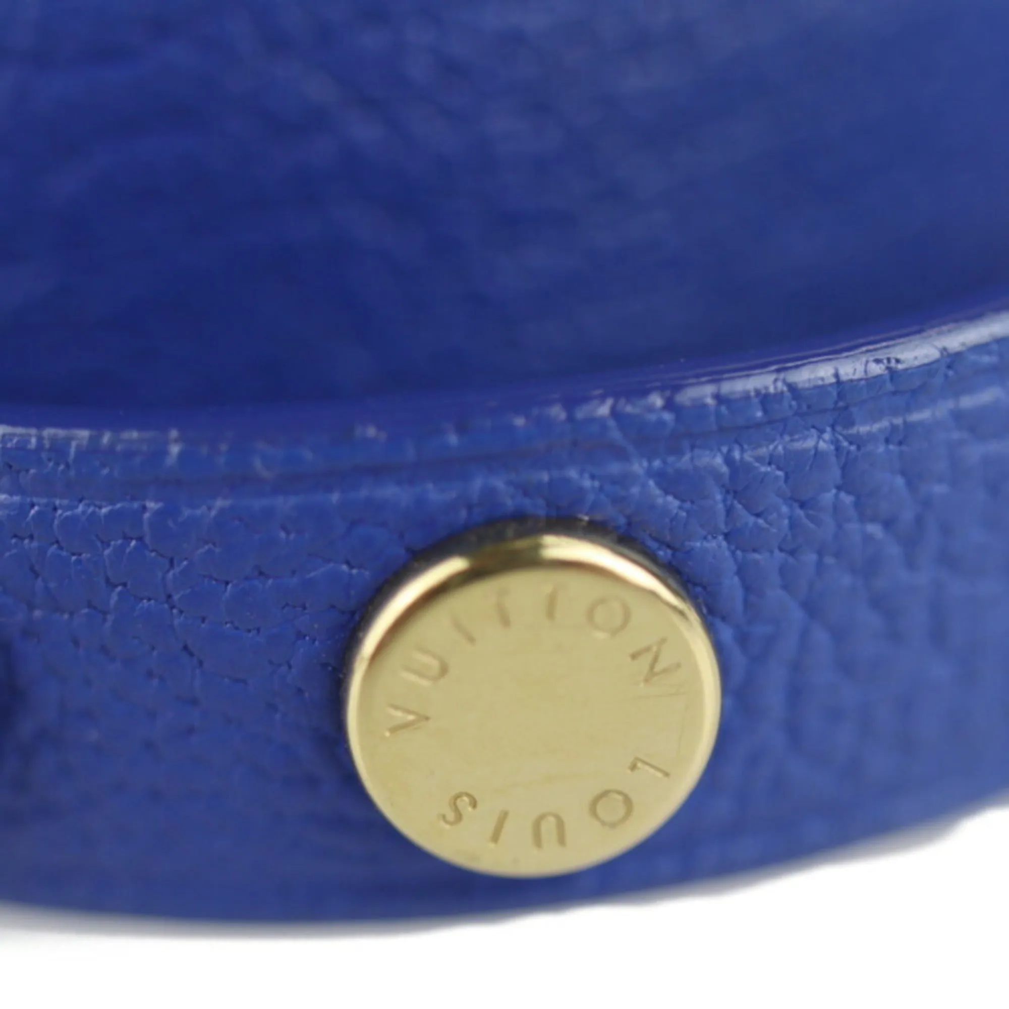 Blue Leather Louis Vuitton Shoulder Bag