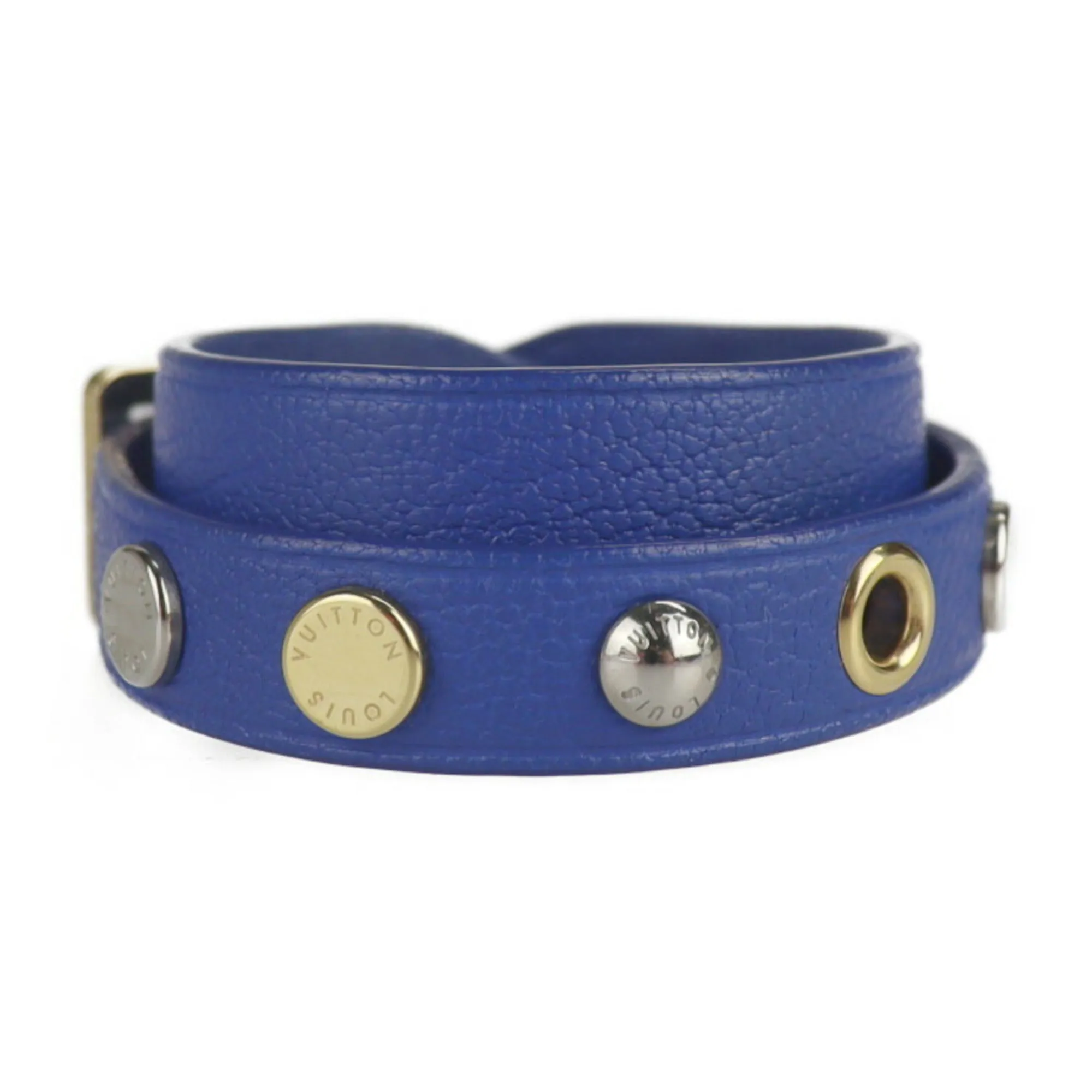 Blue Leather Louis Vuitton Shoulder Bag