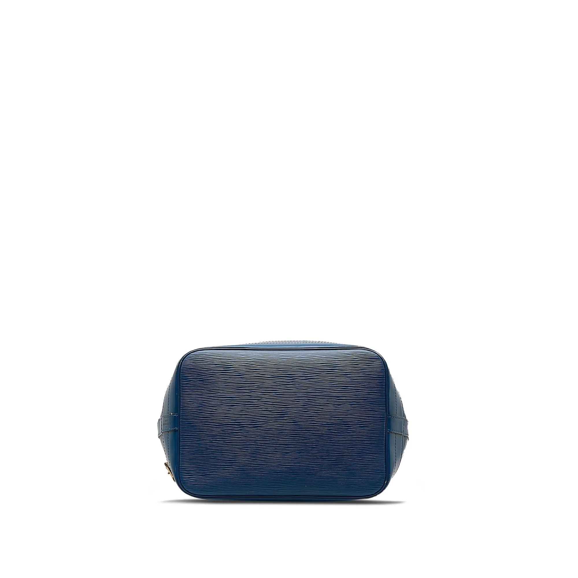 Blue Louis Vuitton Epi Noe GM Bucket Bag