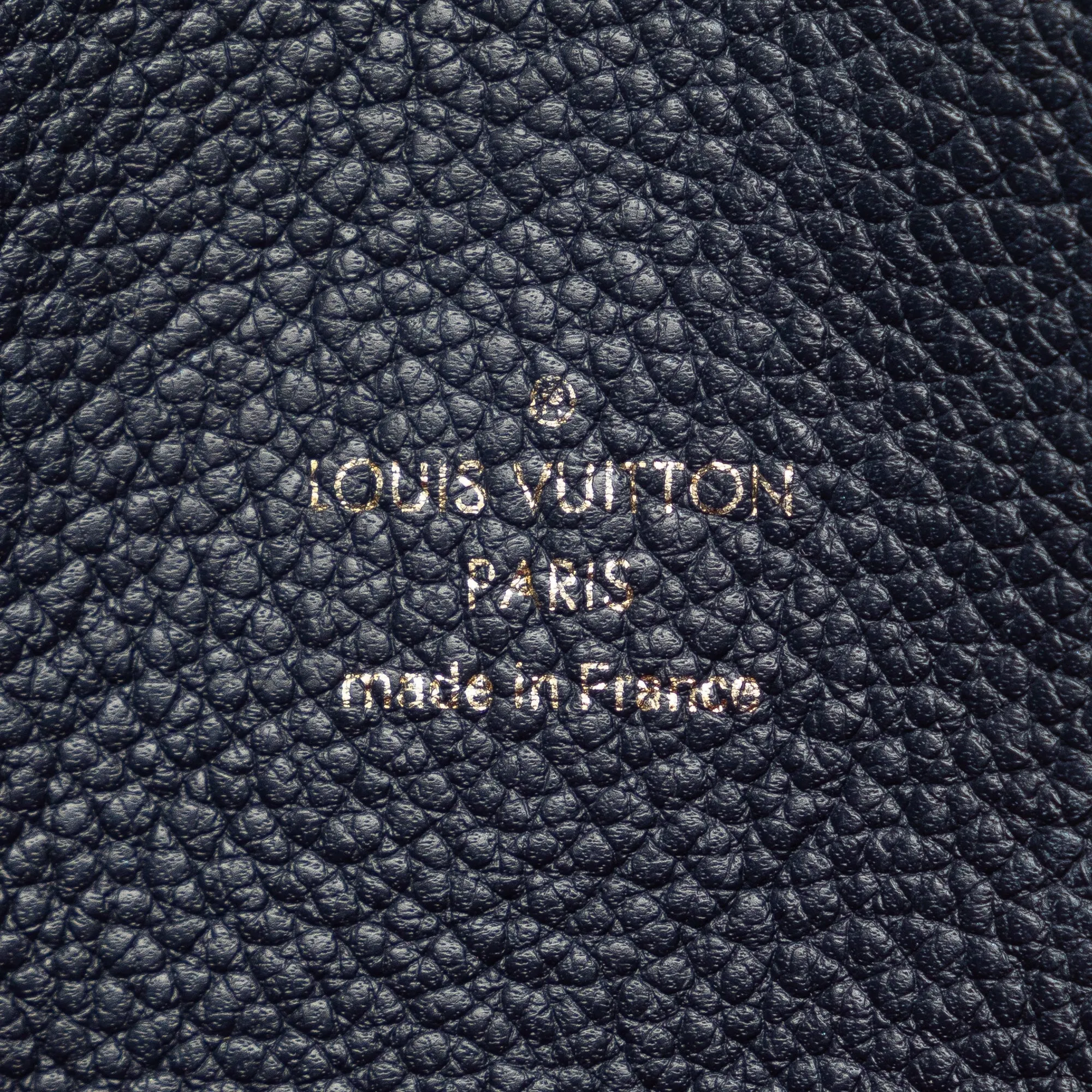 Blue Louis Vuitton Monogram Empreinte Melie Satchel