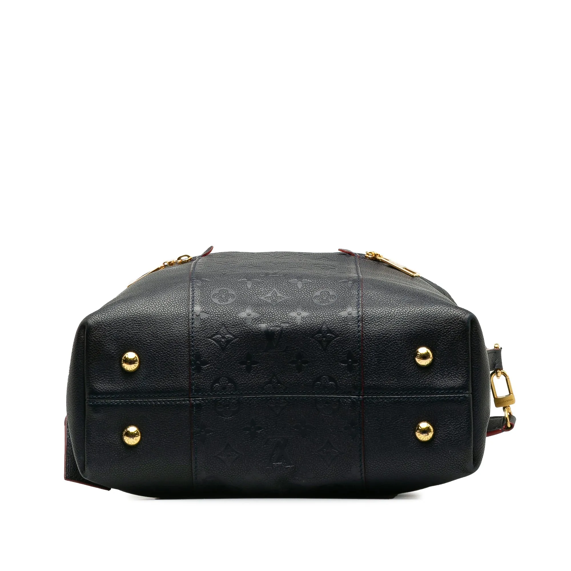 Blue Louis Vuitton Monogram Empreinte Melie Satchel