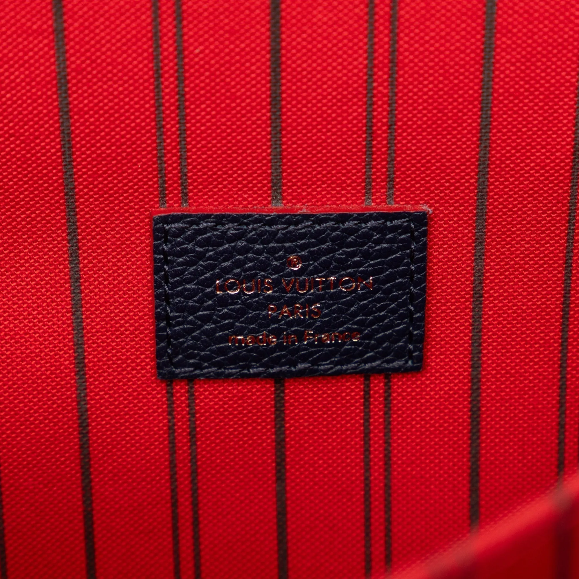 Blue Louis Vuitton Monogram Empreinte Pochette Metis