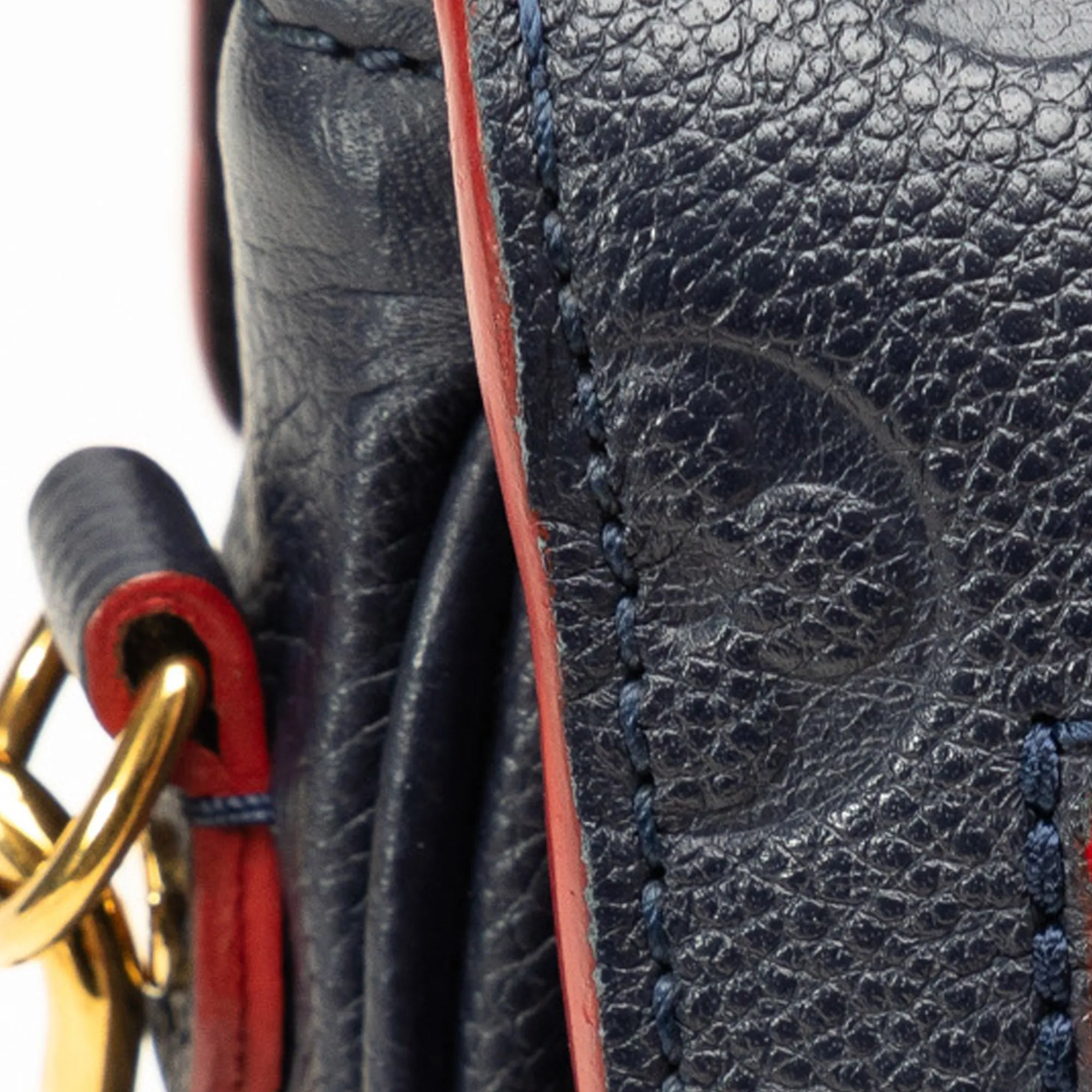 Blue Louis Vuitton Monogram Empreinte Pochette Metis