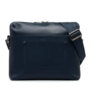 Blue Louis Vuitton Taiga Grigori PM Crossbody Bag