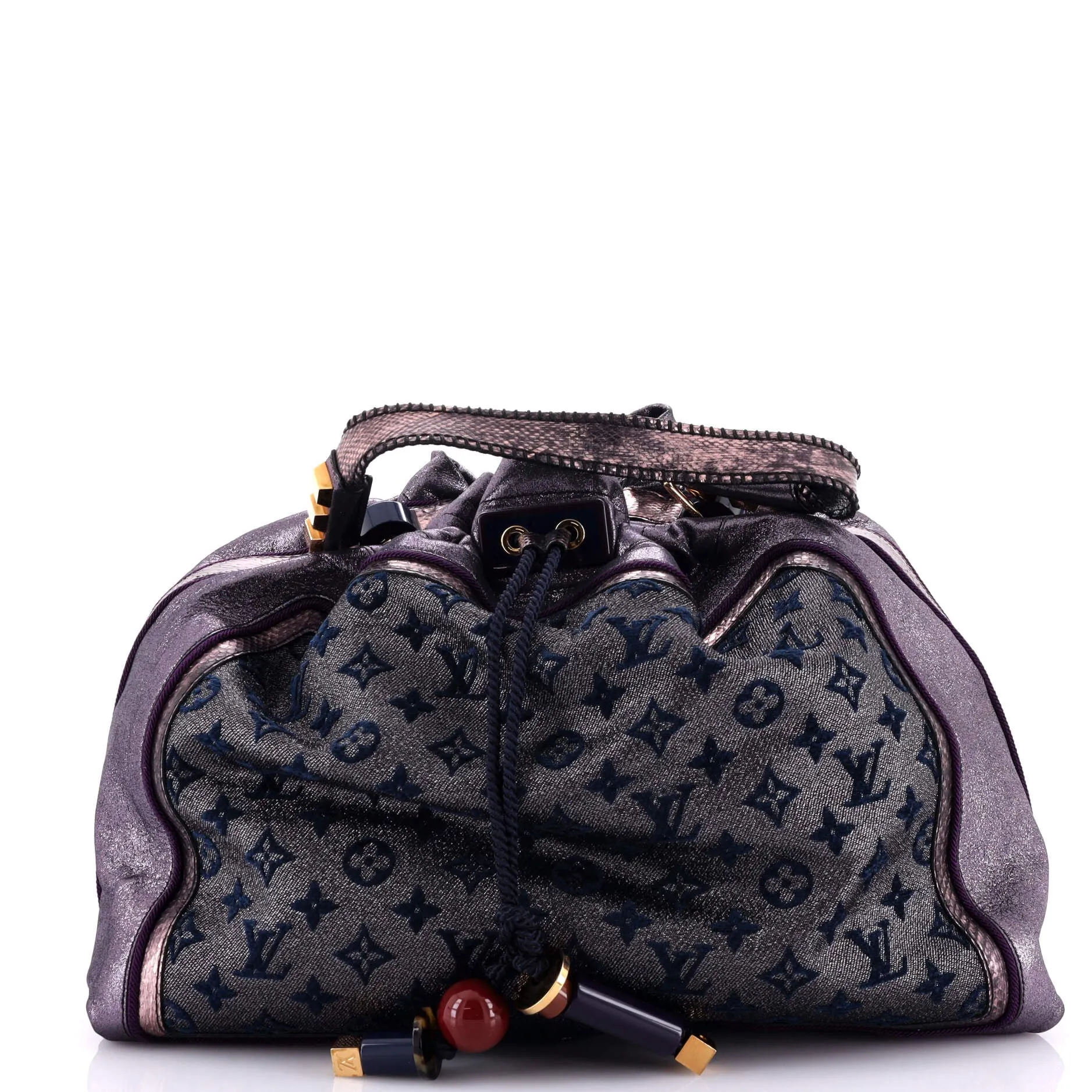 Bluebird Handbag Limited Edition Monogram Lurex Canvas