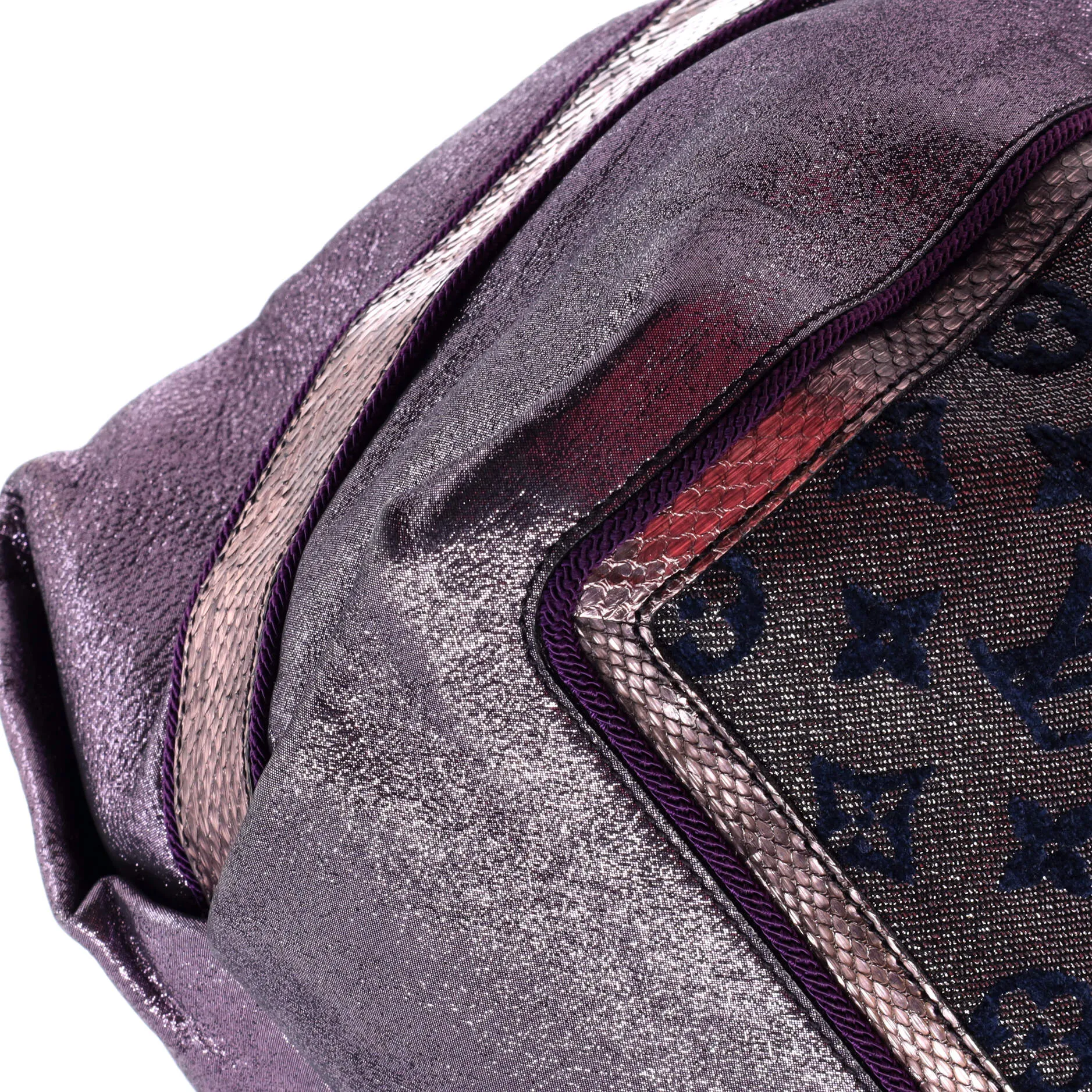 Bluebird Handbag Limited Edition Monogram Lurex Canvas