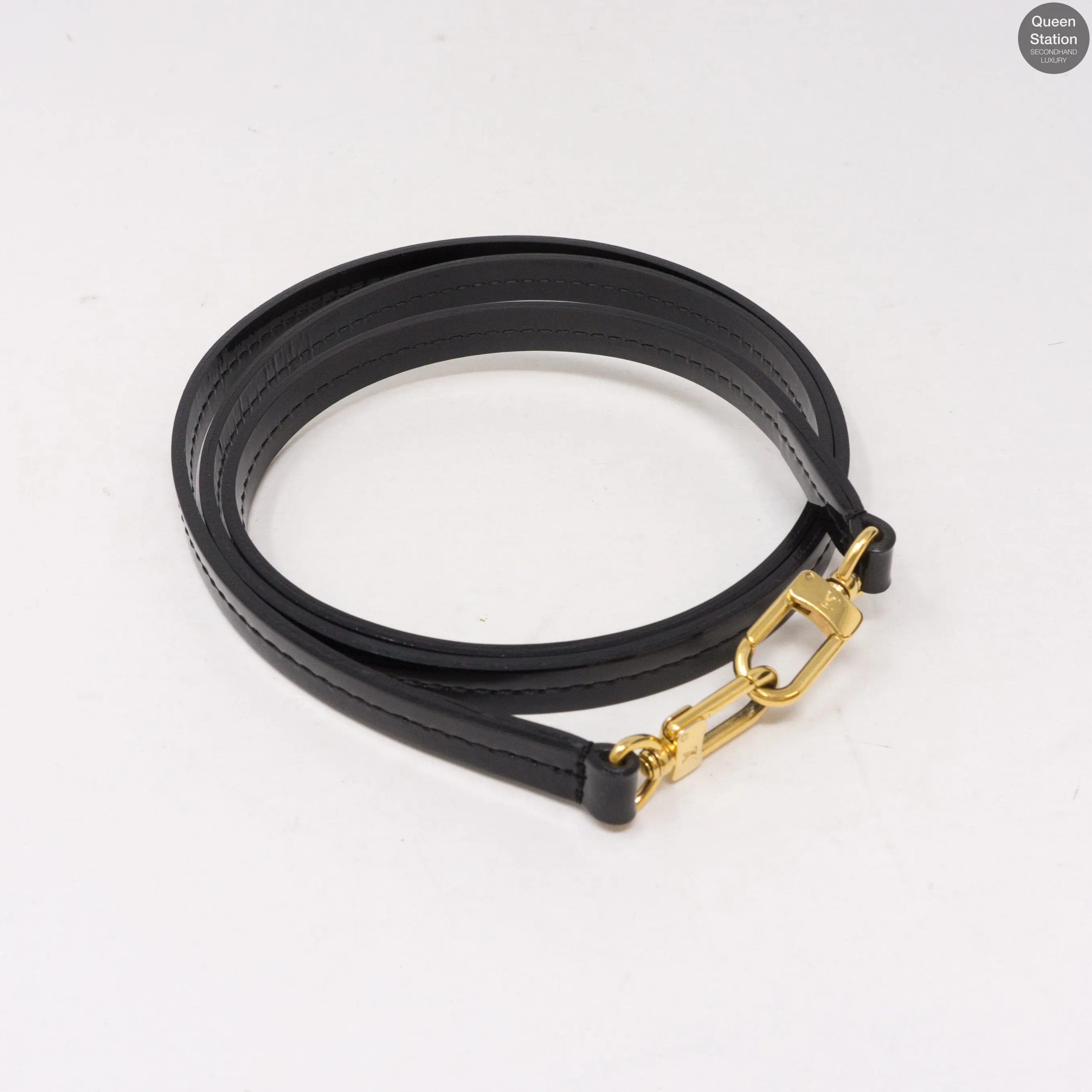 Brea PM Black Vernis Leather