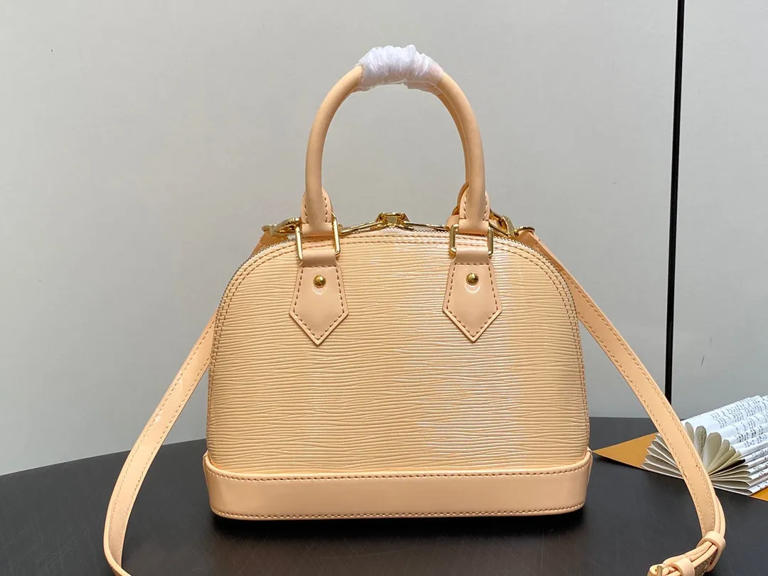 Louis Vuitton alma bb 23 beige epi calfskin