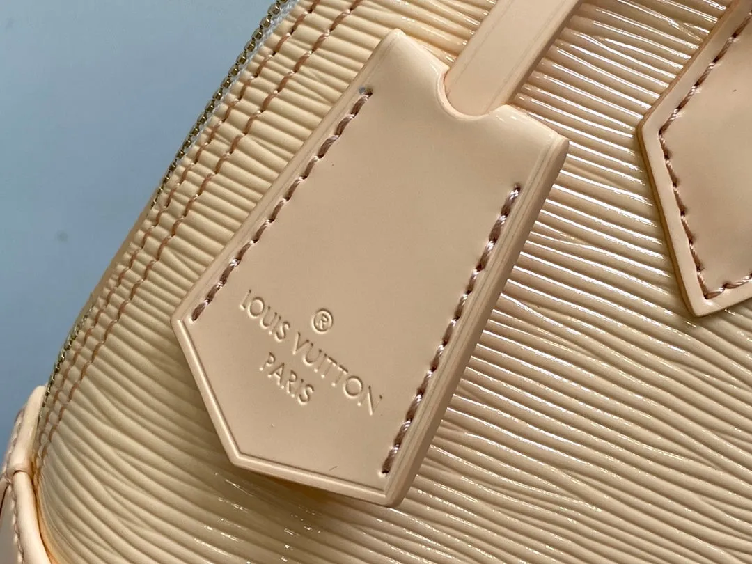 Louis Vuitton alma bb 23 beige epi calfskin