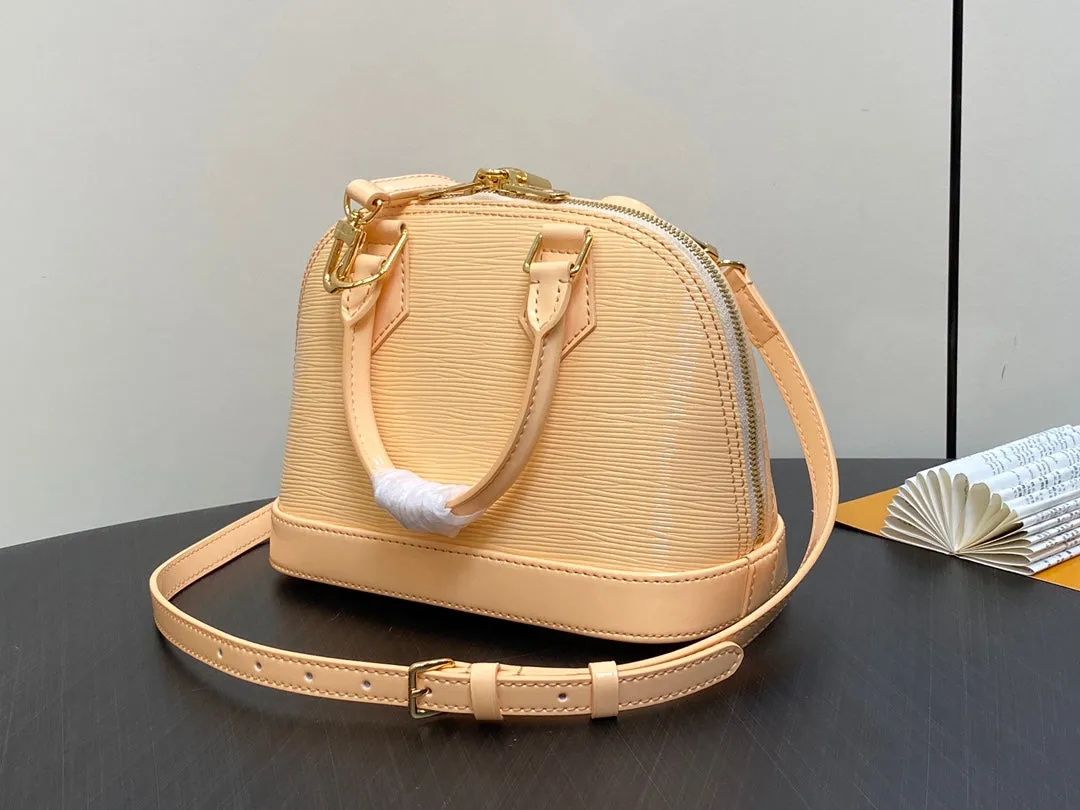 Louis Vuitton alma bb 23 beige epi calfskin