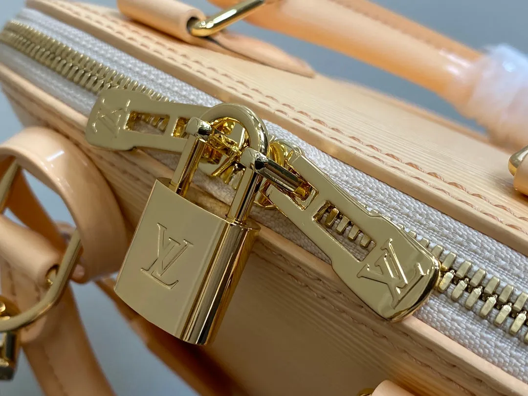 Louis Vuitton alma bb 23 beige epi calfskin