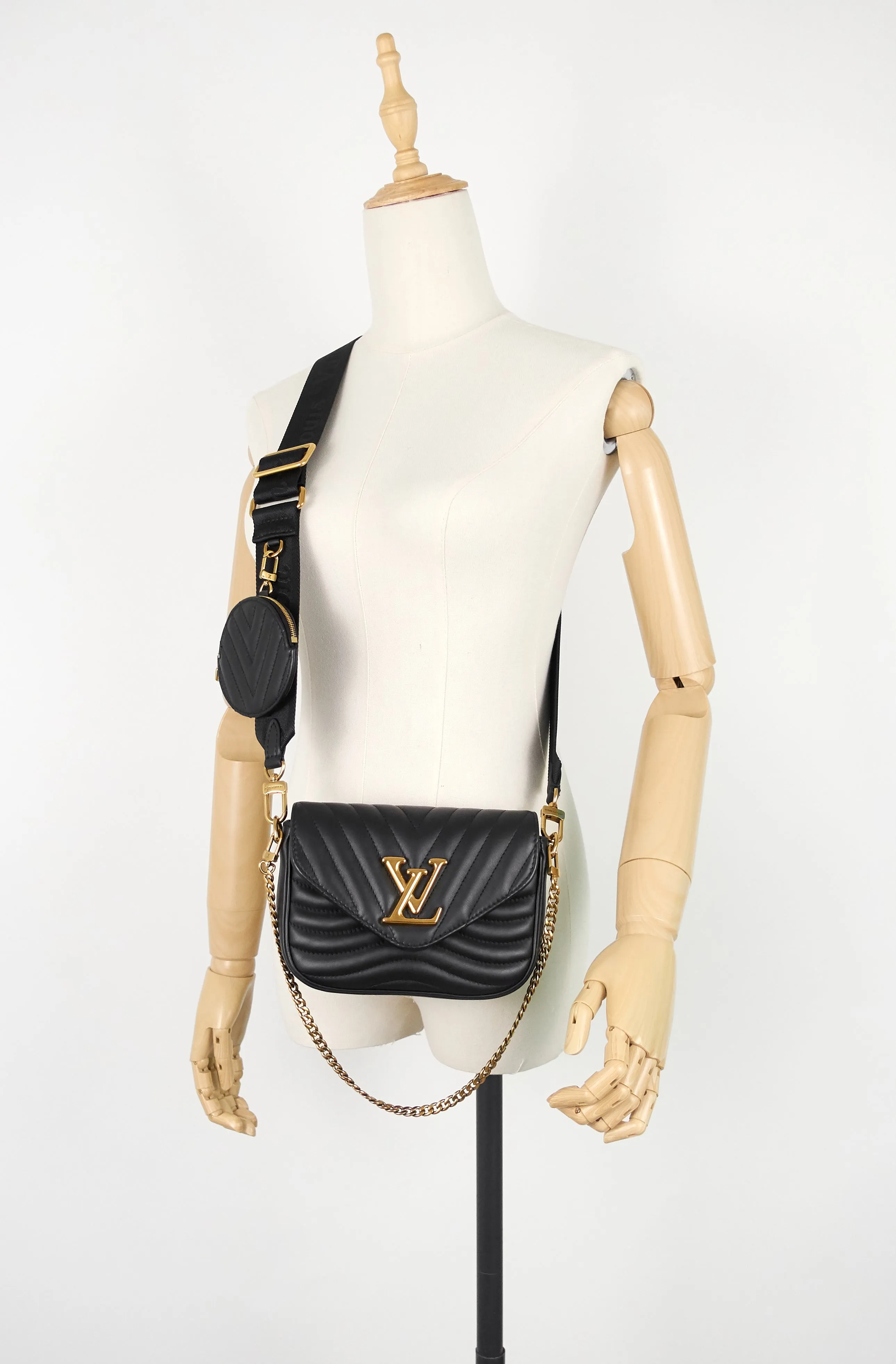 New Wave Multi-Pochette Cowhide Leather Bag